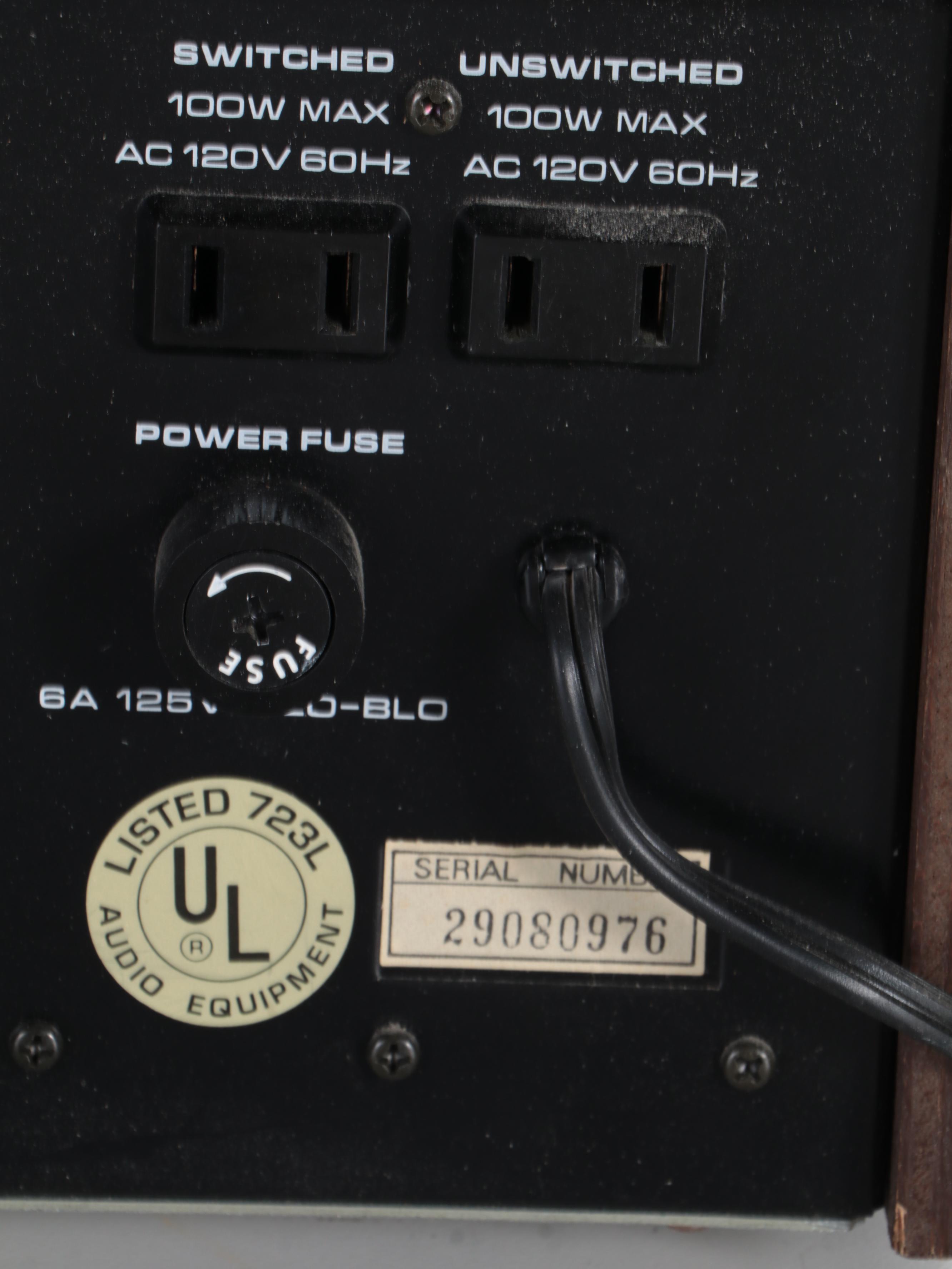 Sears LXI Series Receiver and 3 Way Speakers