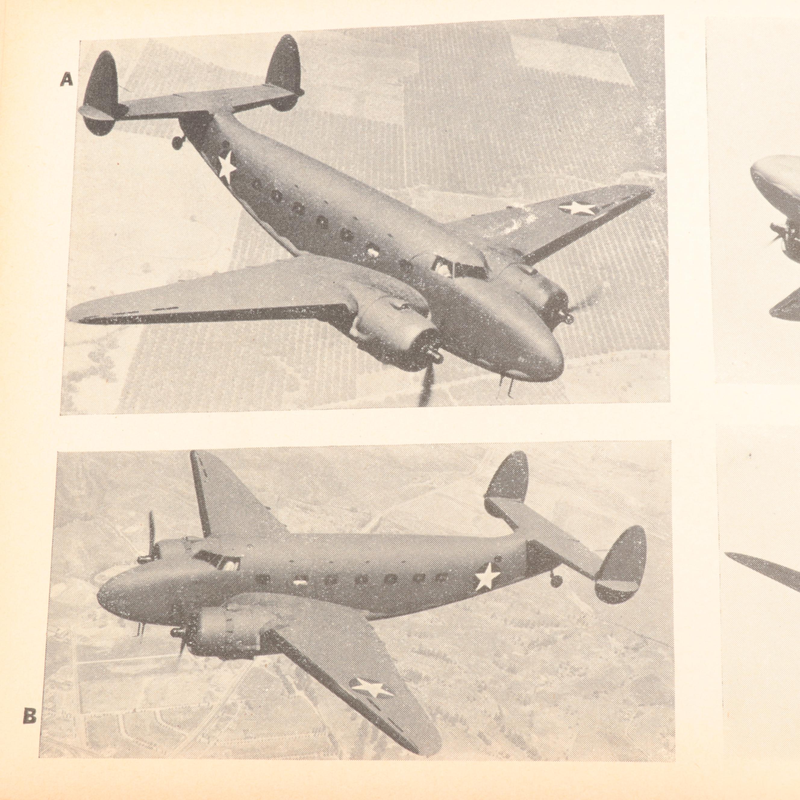 "Recognition Pictorial Manual" Navy Department Bureau of Aeronautics, June 1943