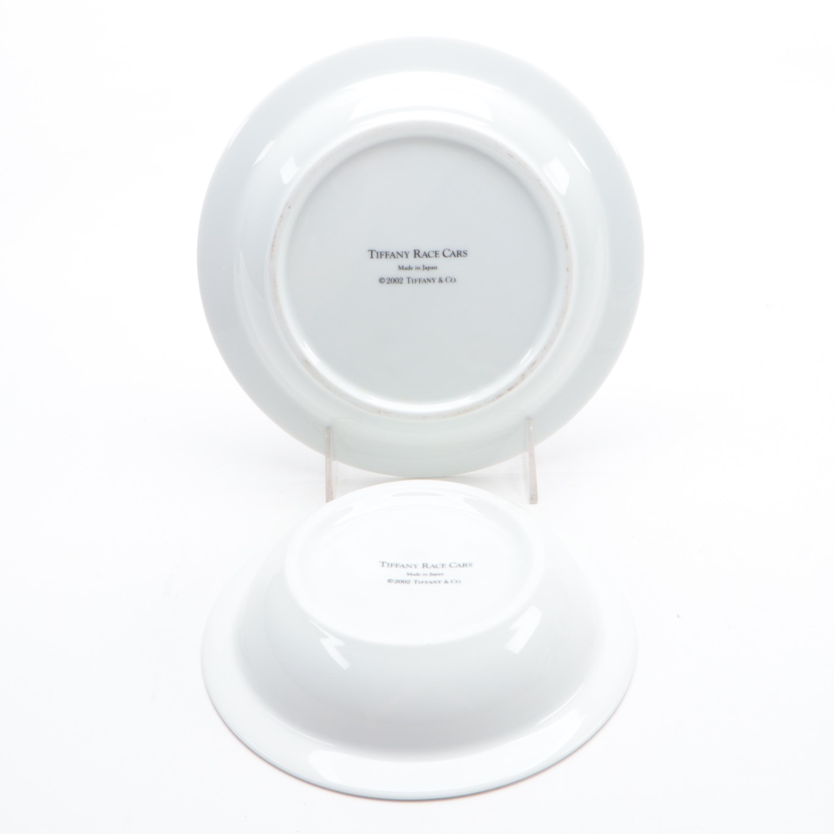 Tiffany & Co. "Race Cars" and "Seashore" Porcelain Child's Dinnerware