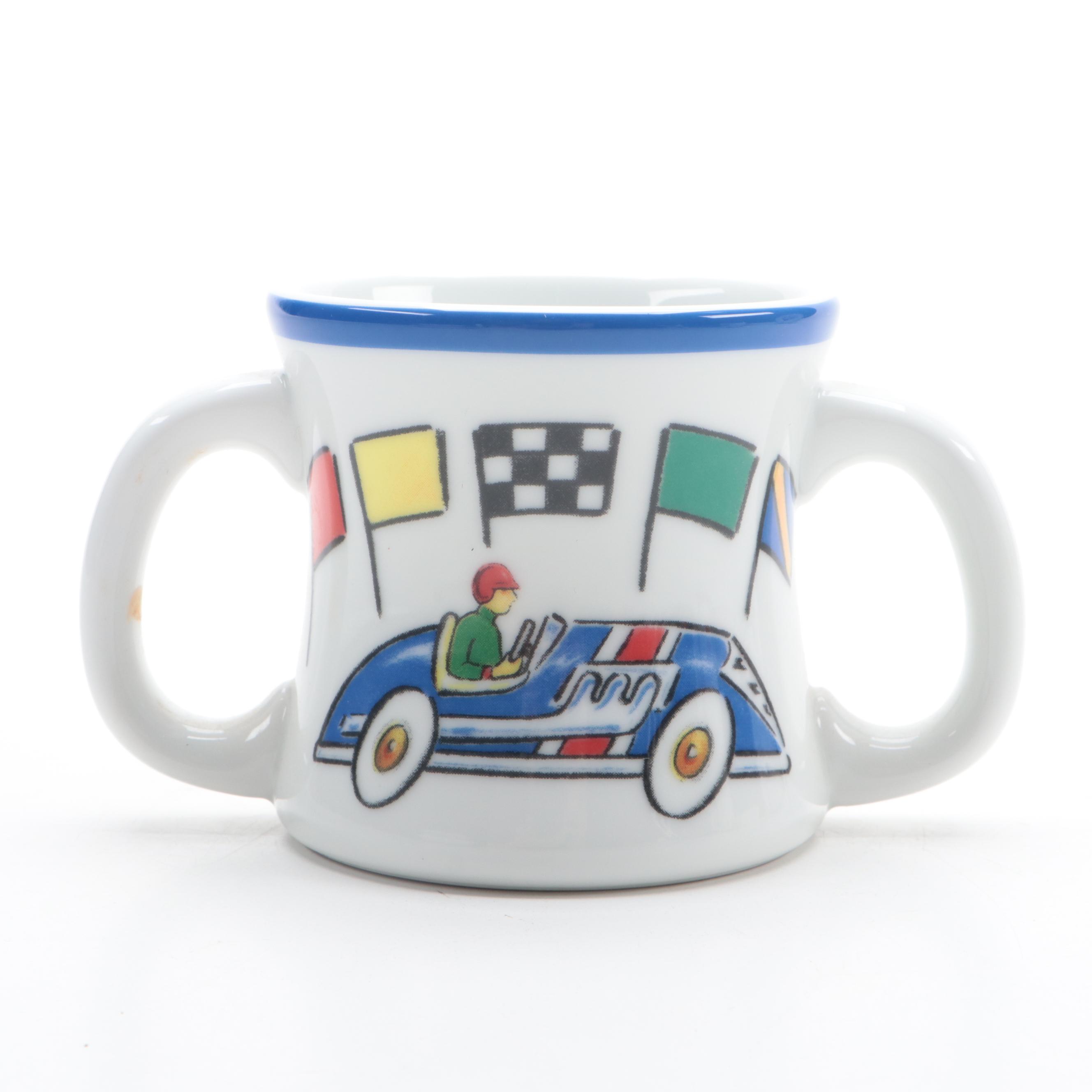 Tiffany & Co. "Race Cars" and "Seashore" Porcelain Child's Dinnerware