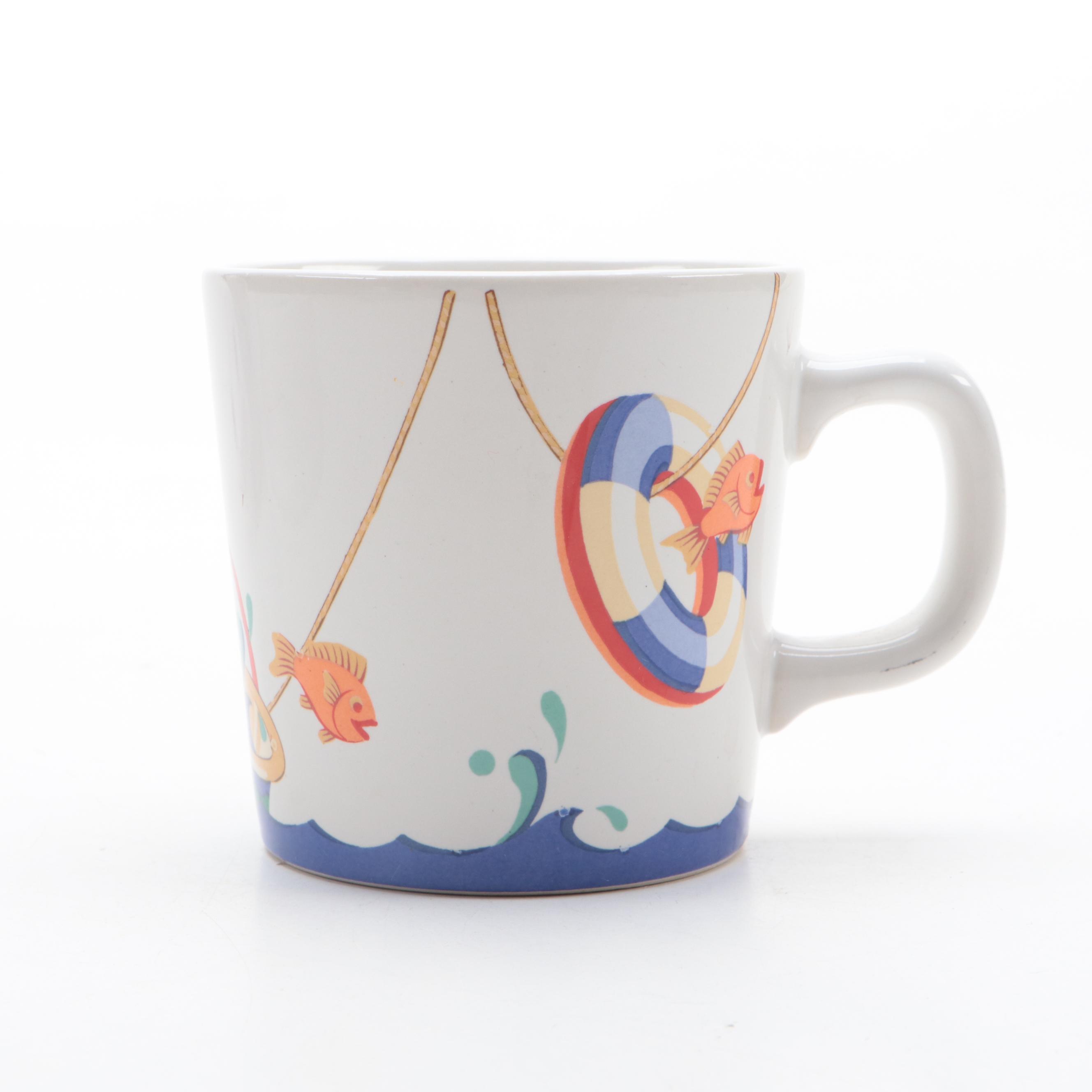 Tiffany & Co. "Race Cars" and "Seashore" Porcelain Child's Dinnerware