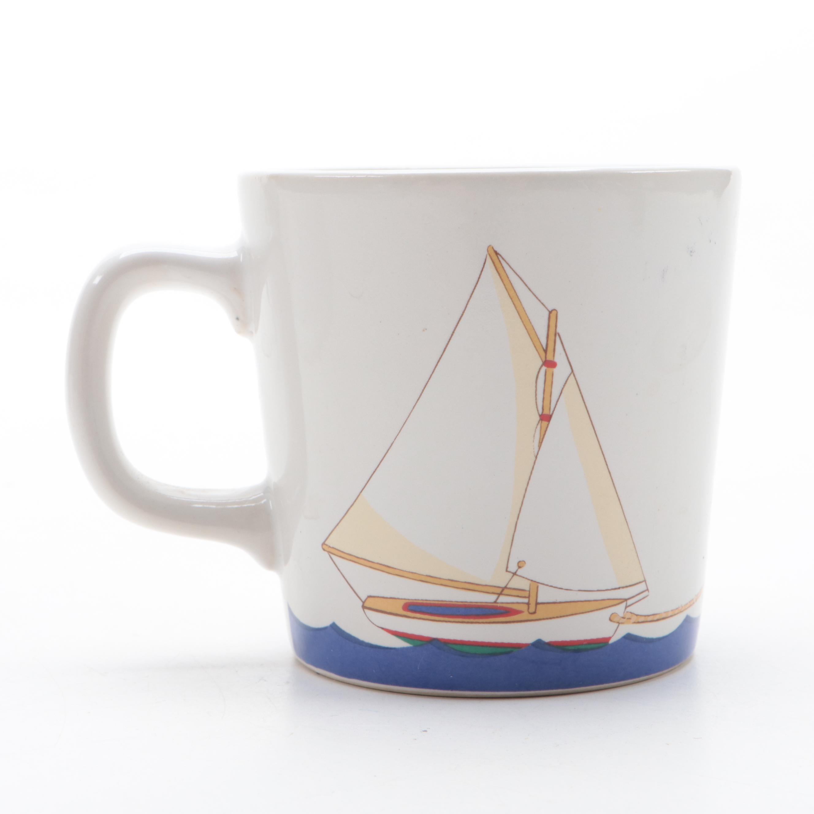 Tiffany & Co. "Race Cars" and "Seashore" Porcelain Child's Dinnerware