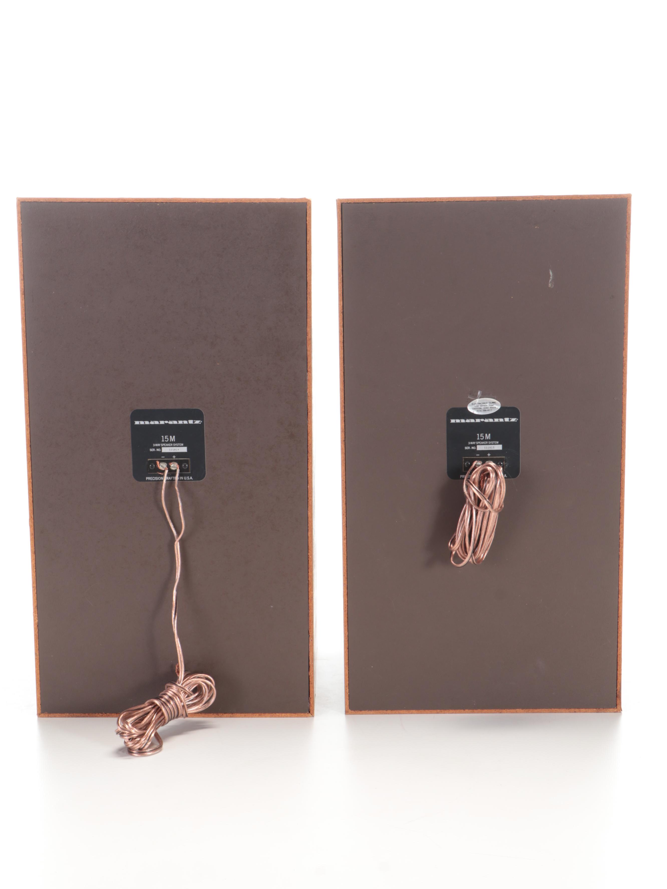 Pair of Marantz 15 M Three Way Speakers