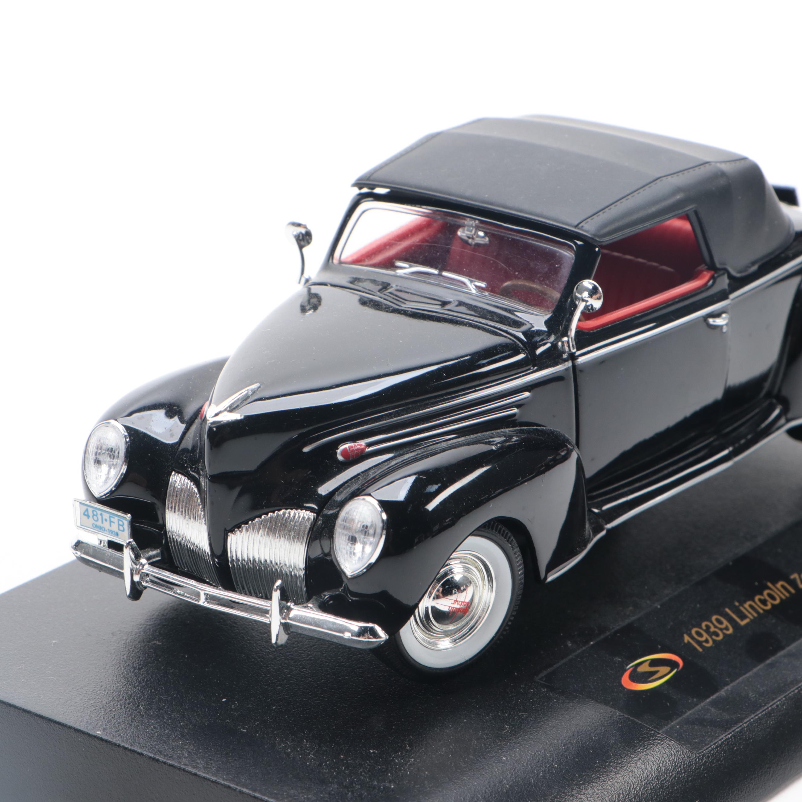 Signature Models Diecast Car Models with Display Stands