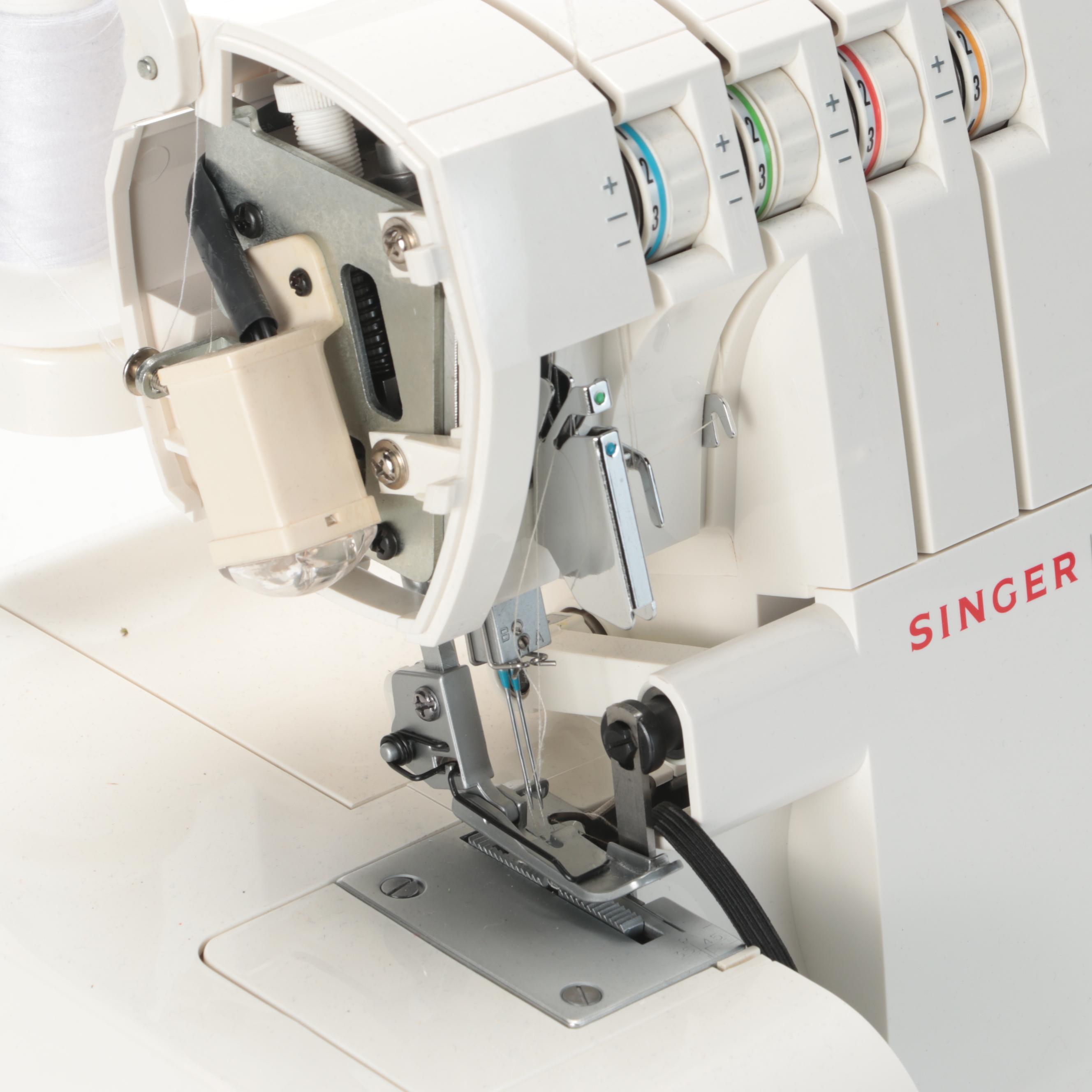 Singer Perfect Finish Serger with Revised Edition Singer Sewing Book
