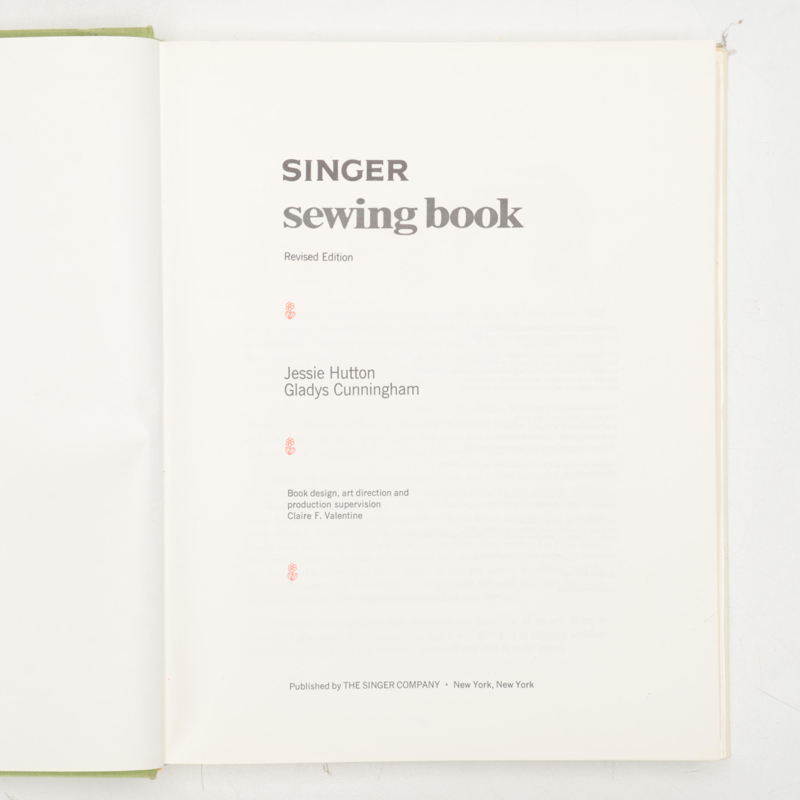 Singer Perfect Finish Serger with Revised Edition Singer Sewing Book