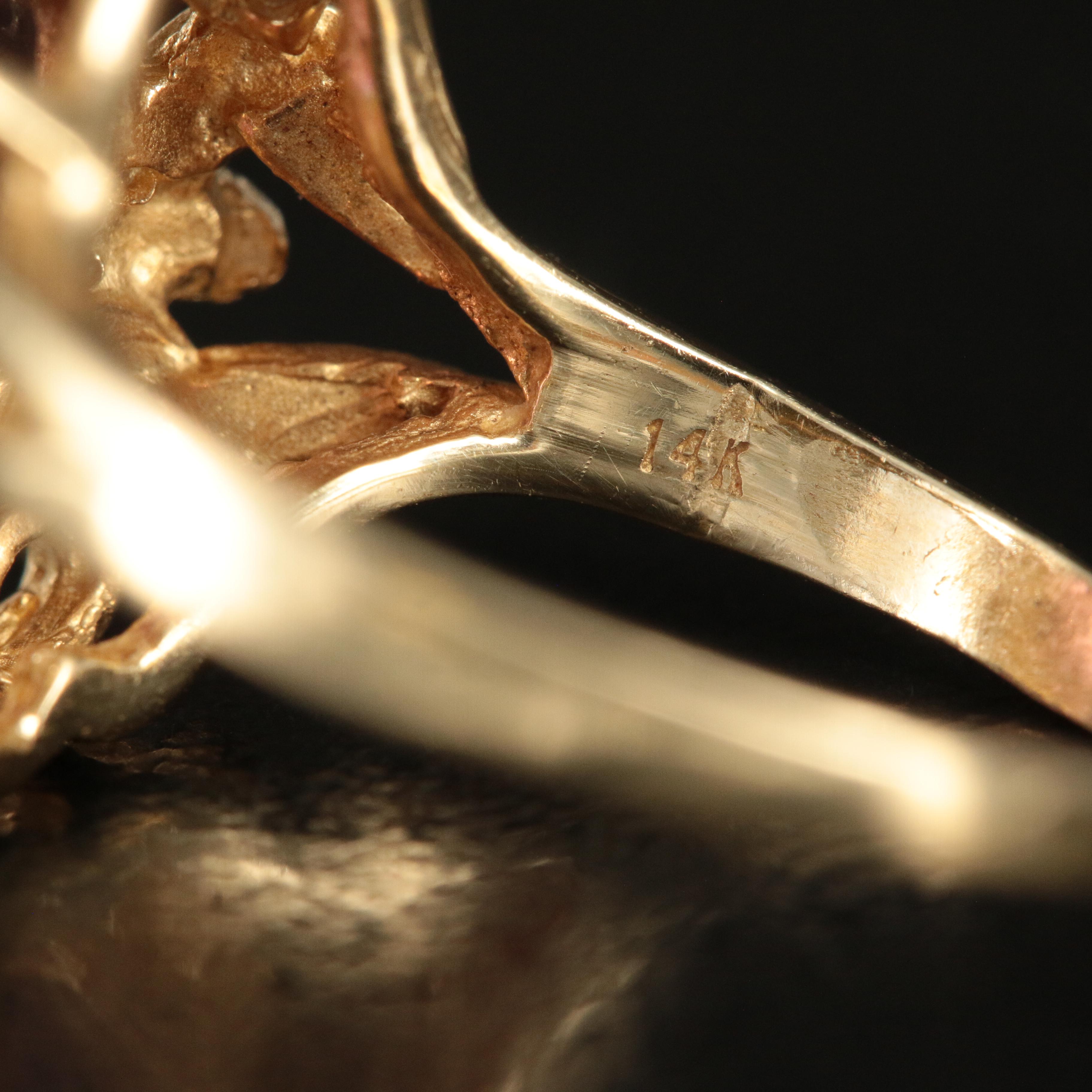 14K Pink Tourmaline Ring