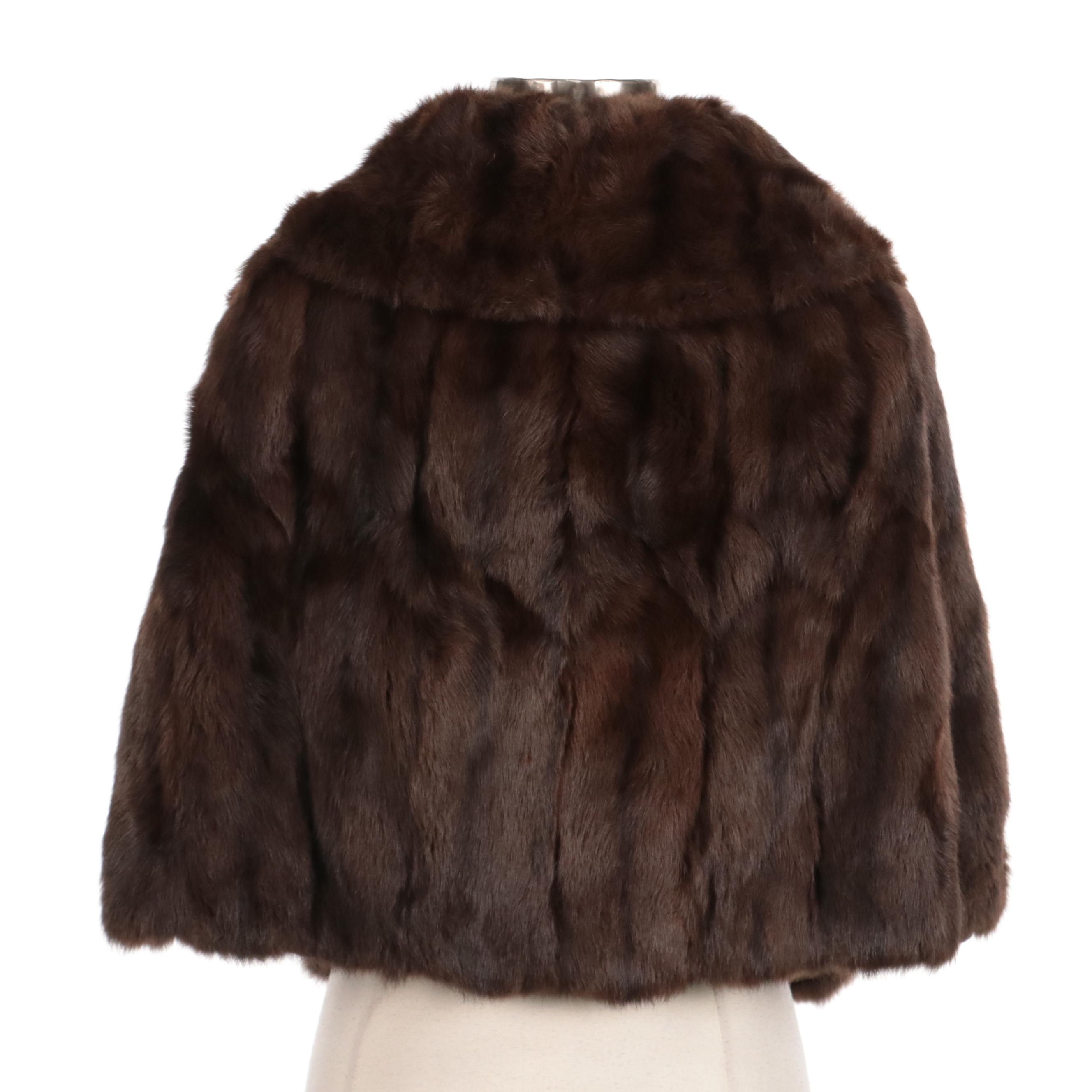 Squirrel Fur Capelet from Martin Victor Furs
