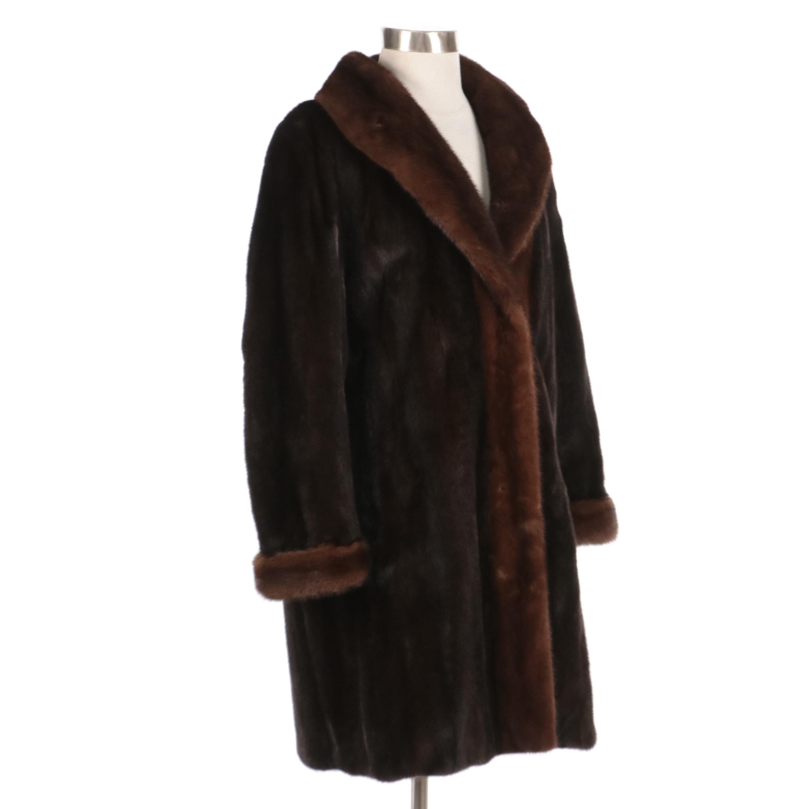 St. John Collection Blackgama® Mink Fur Stroller Coat from Weiss Furs