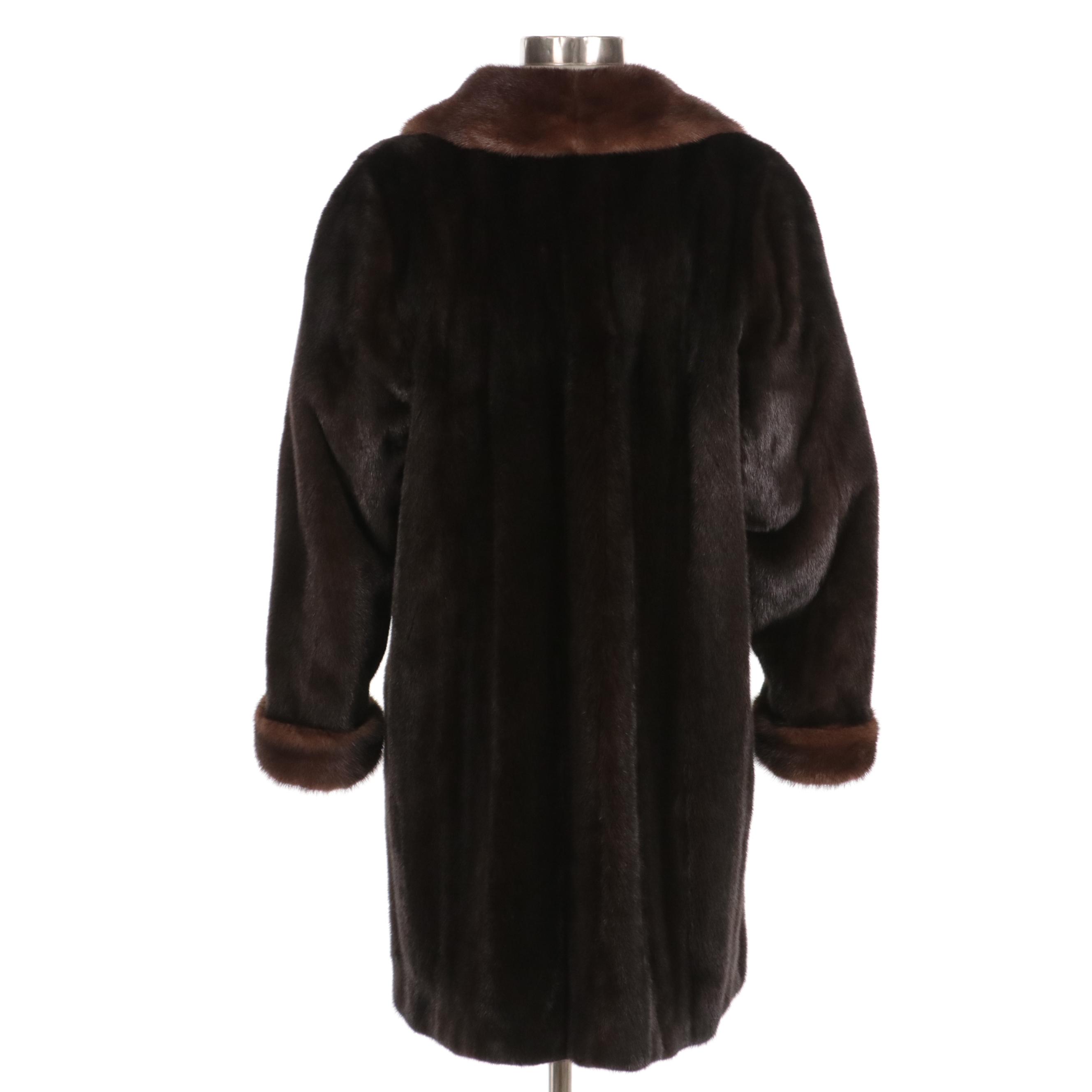 St. John Collection Blackgama® Mink Fur Stroller Coat from Weiss Furs