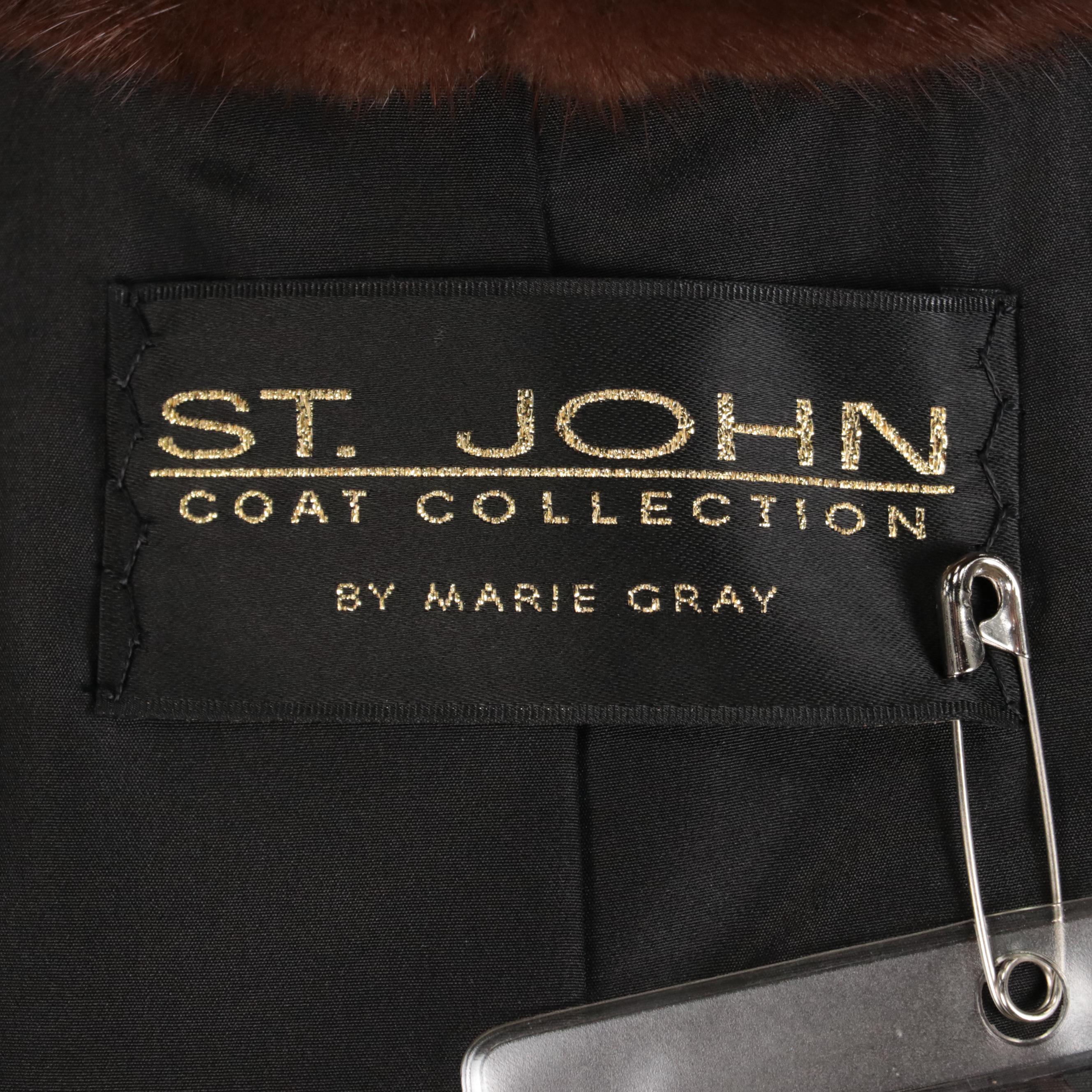 St. John Collection Blackgama® Mink Fur Stroller Coat from Weiss Furs