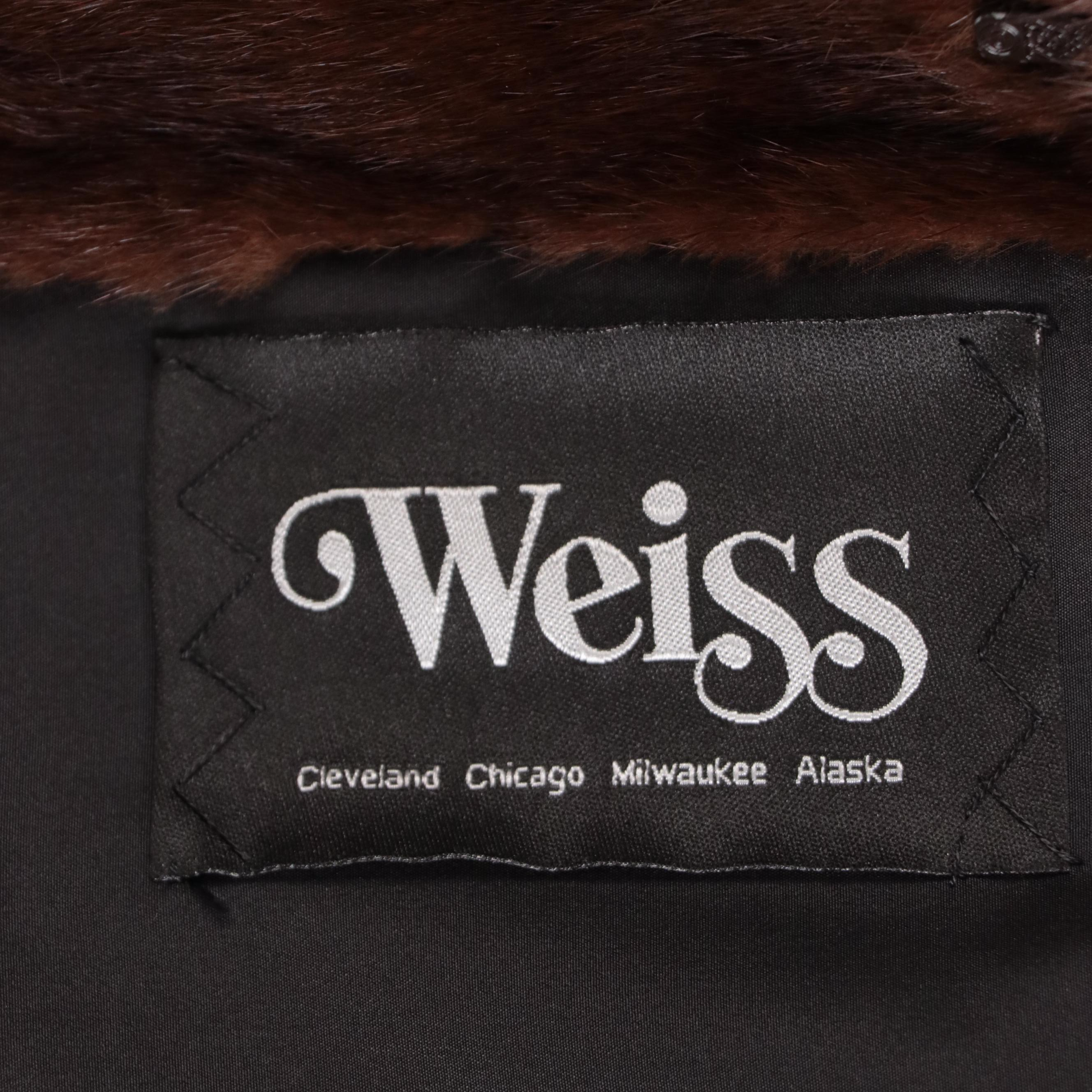 St. John Collection Blackgama® Mink Fur Stroller Coat from Weiss Furs