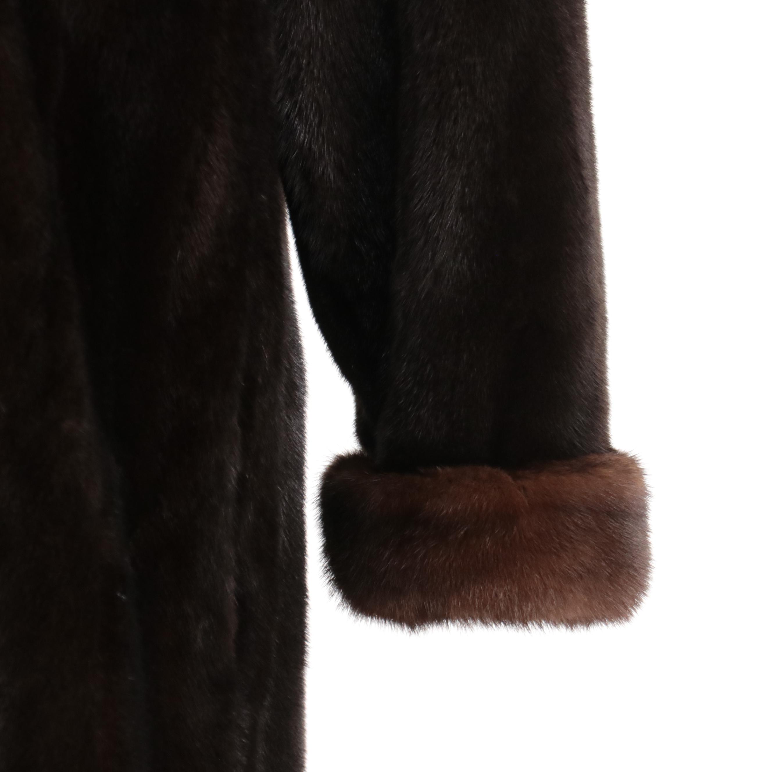 St. John Collection Blackgama® Mink Fur Stroller Coat from Weiss Furs