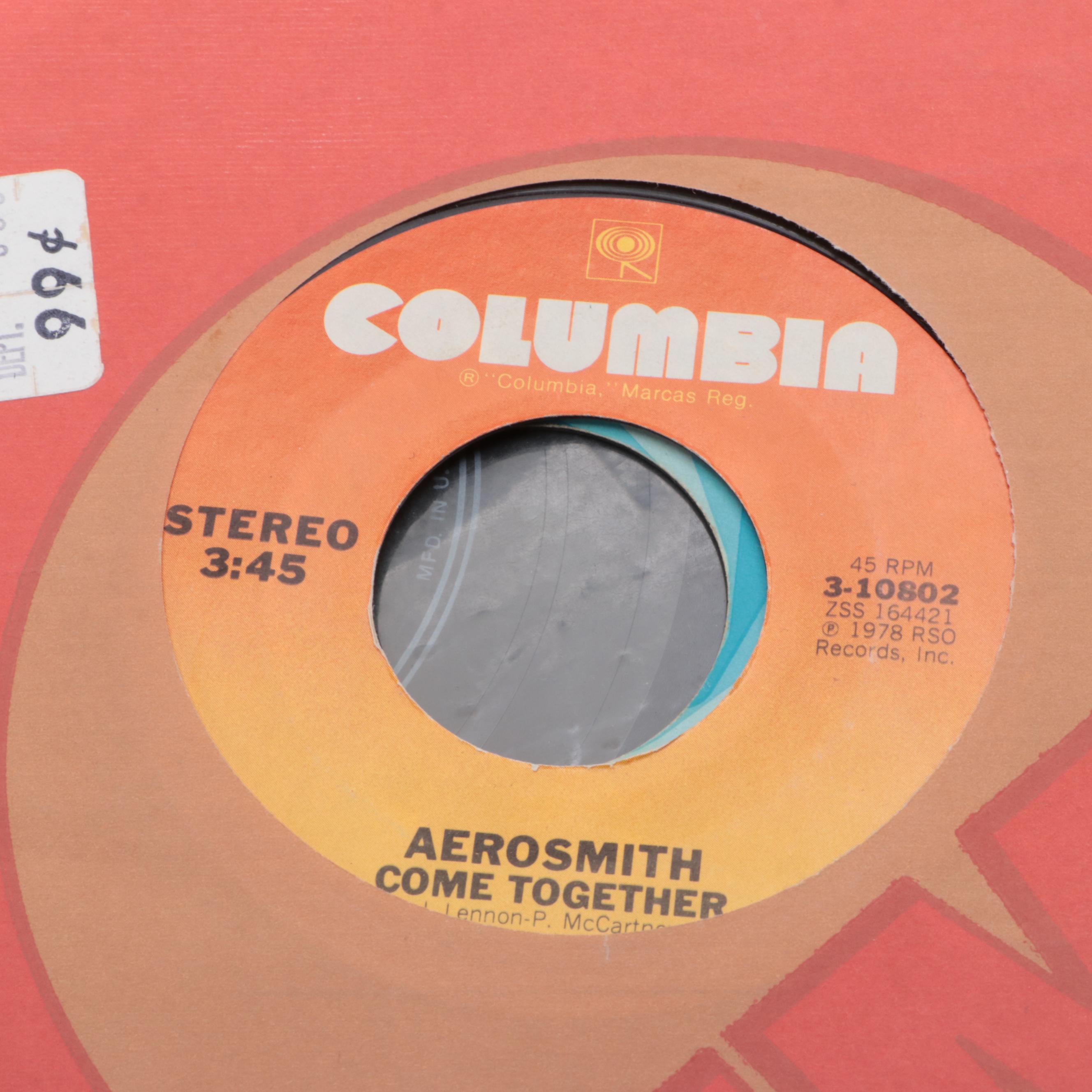 Elton John, The Beatles, Aerosmith and More Vinyl Singles Records