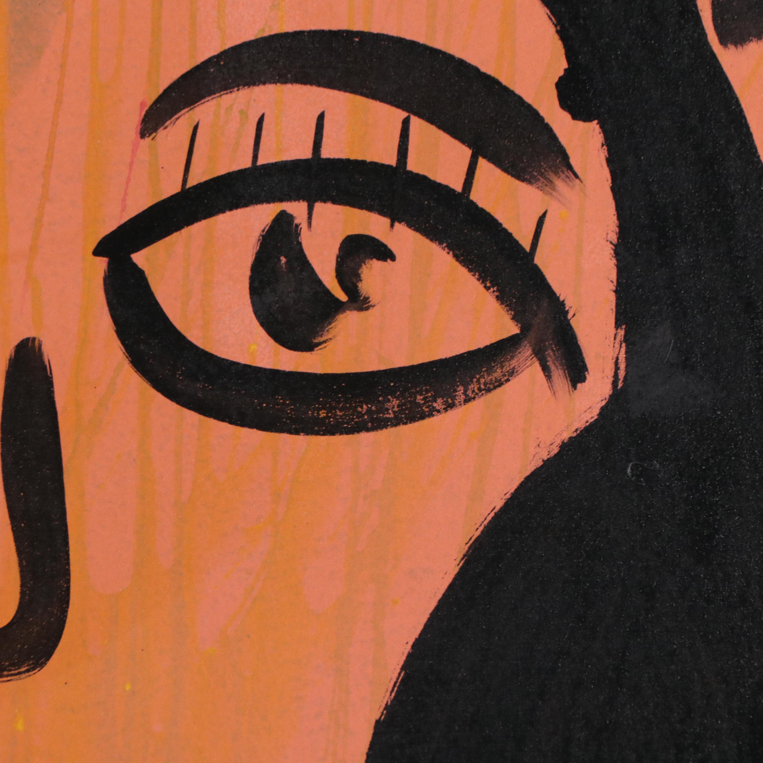 Peter Keil Abstract Acrylic Portrait