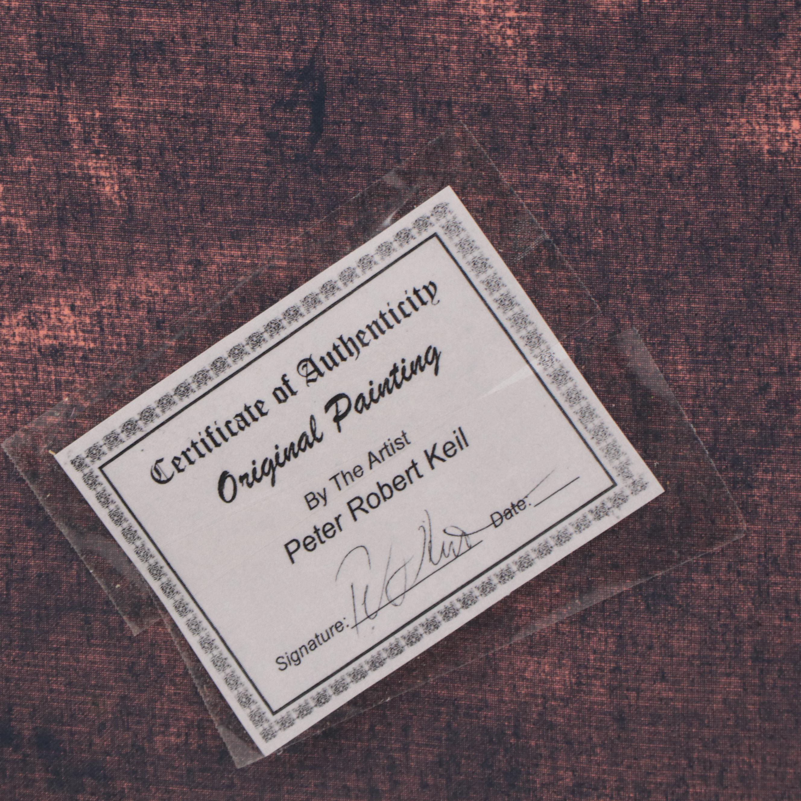 Peter Keil Abstract Acrylic Portrait