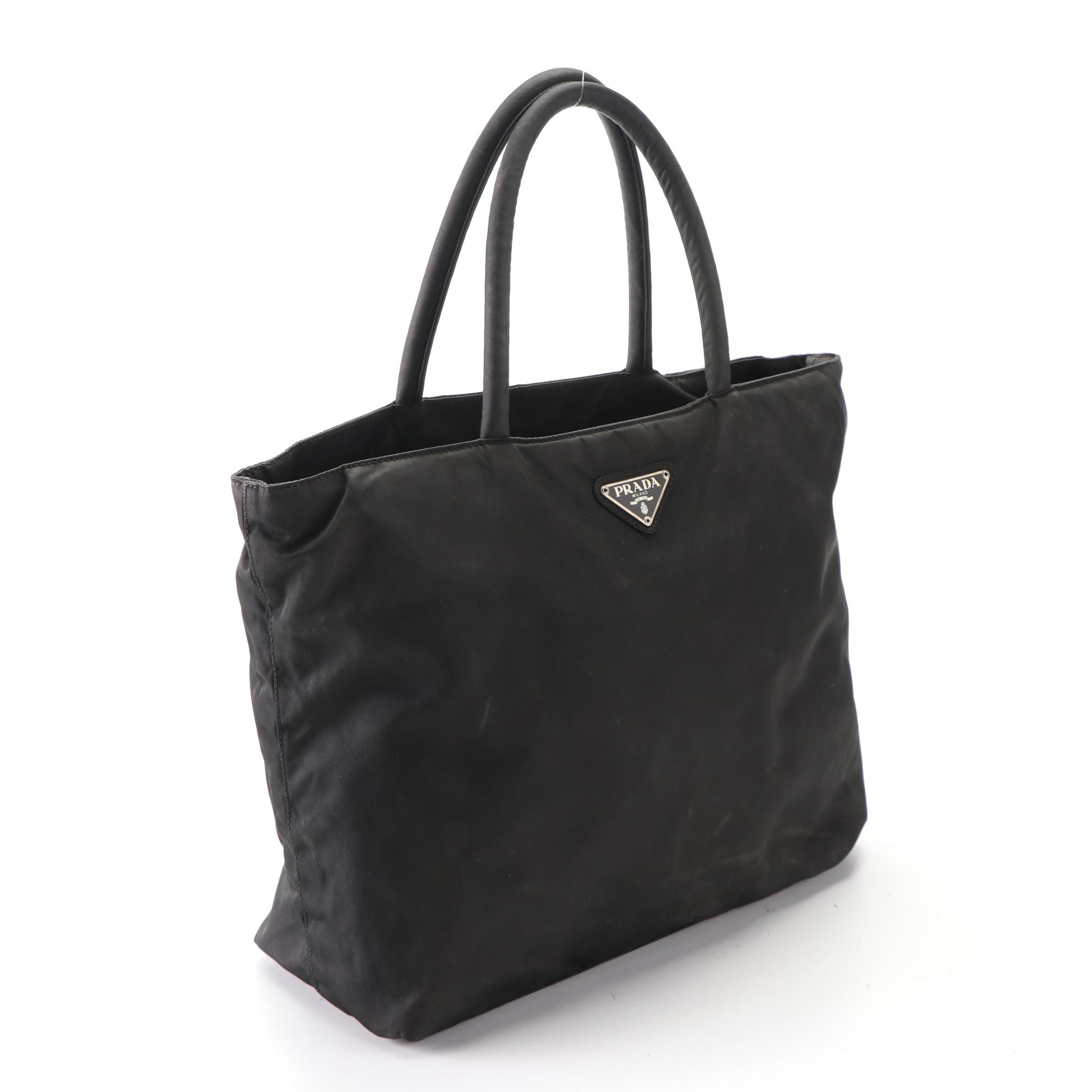 Prada Tote Bag in Black Tessuto Nylon