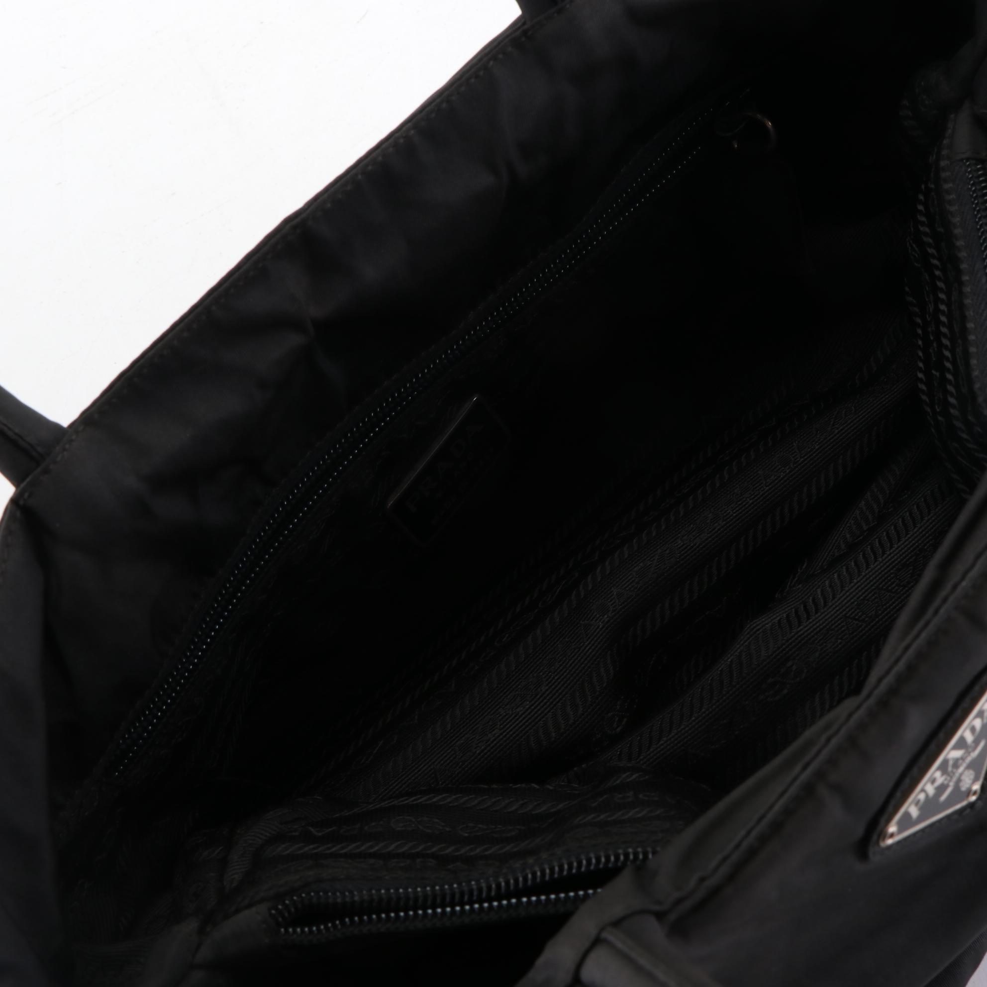 Prada Tote Bag in Black Tessuto Nylon
