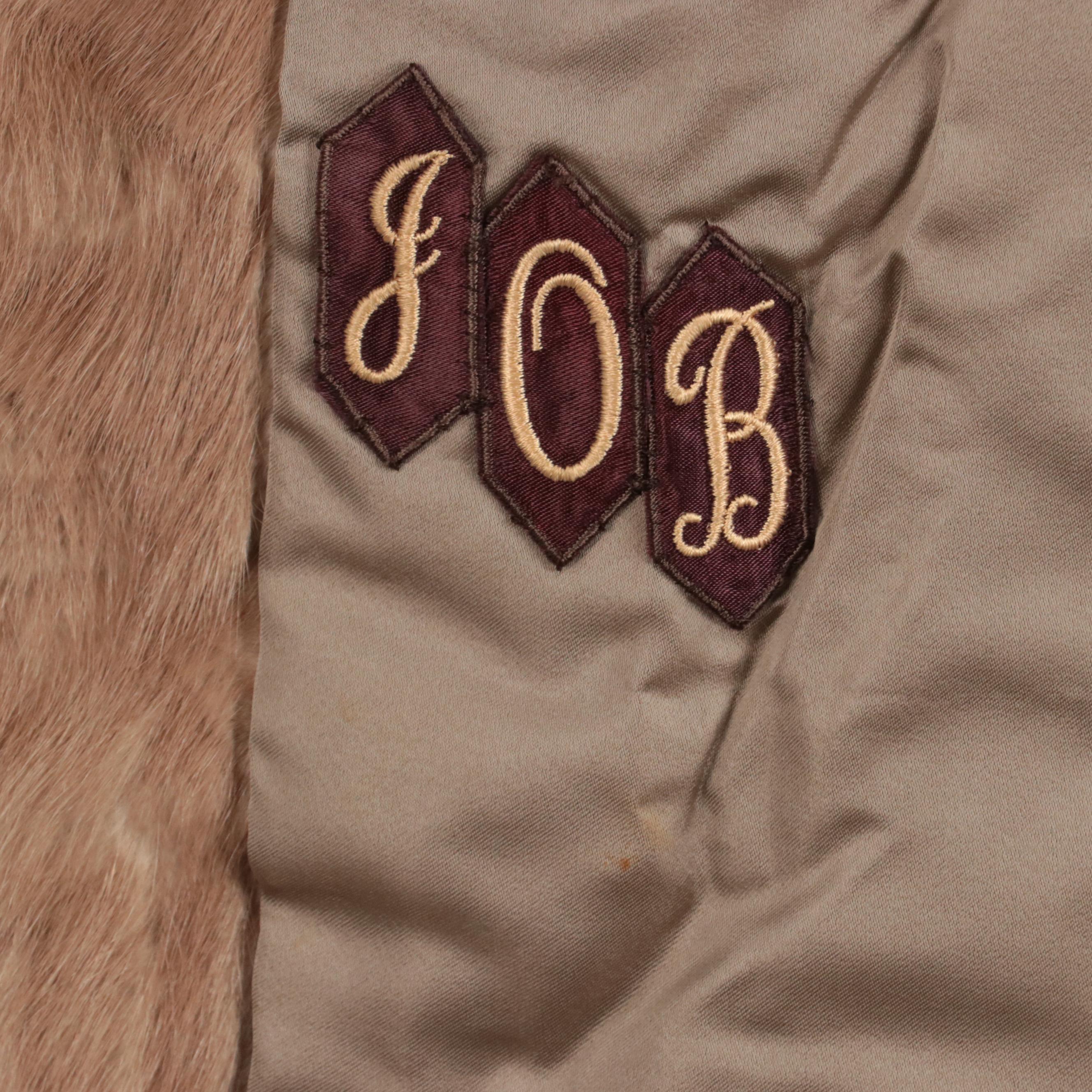 Mink Fur Notched Collar Jacket from Martin Victor Furs