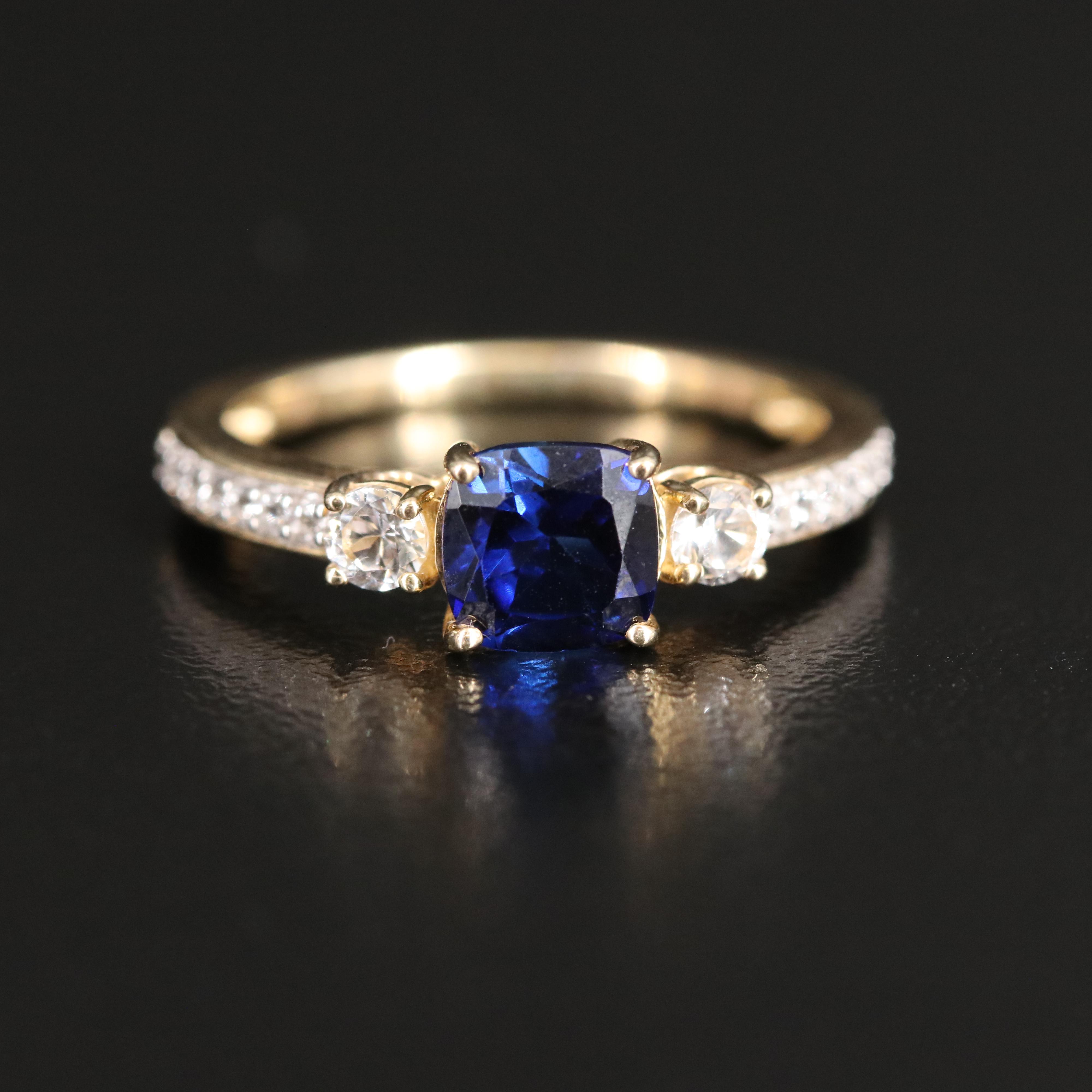 10K Sapphire Ring
