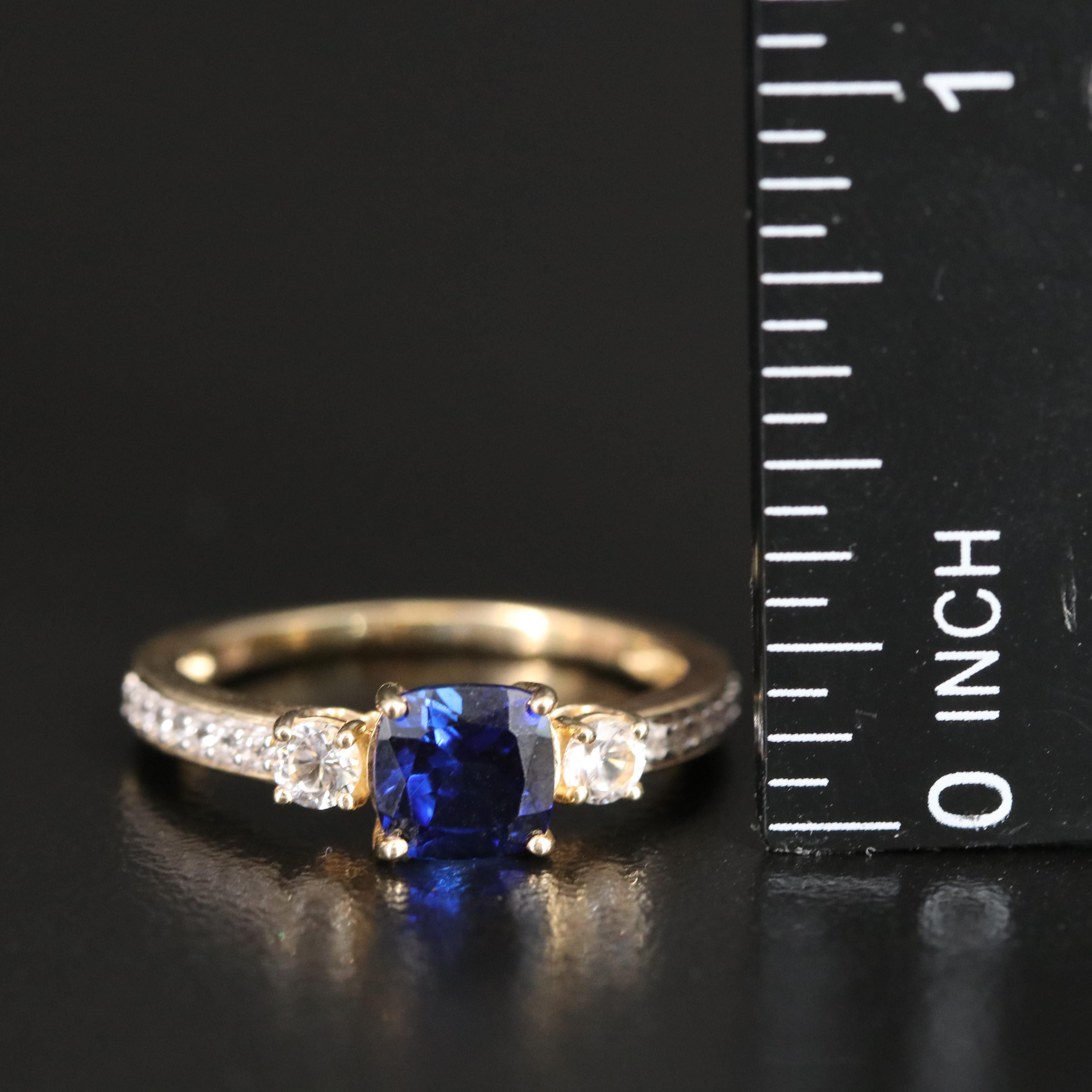 10K Sapphire Ring