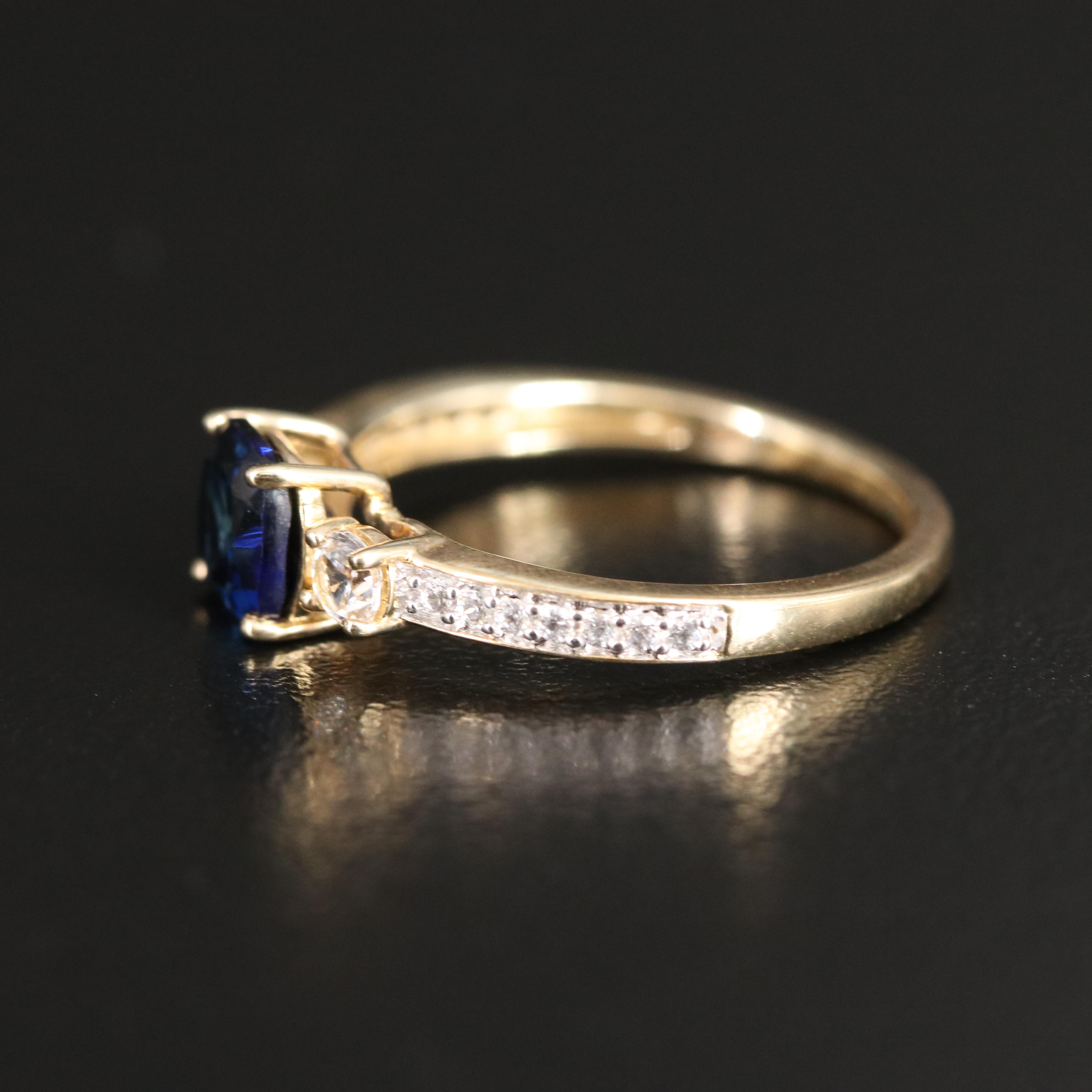 10K Sapphire Ring