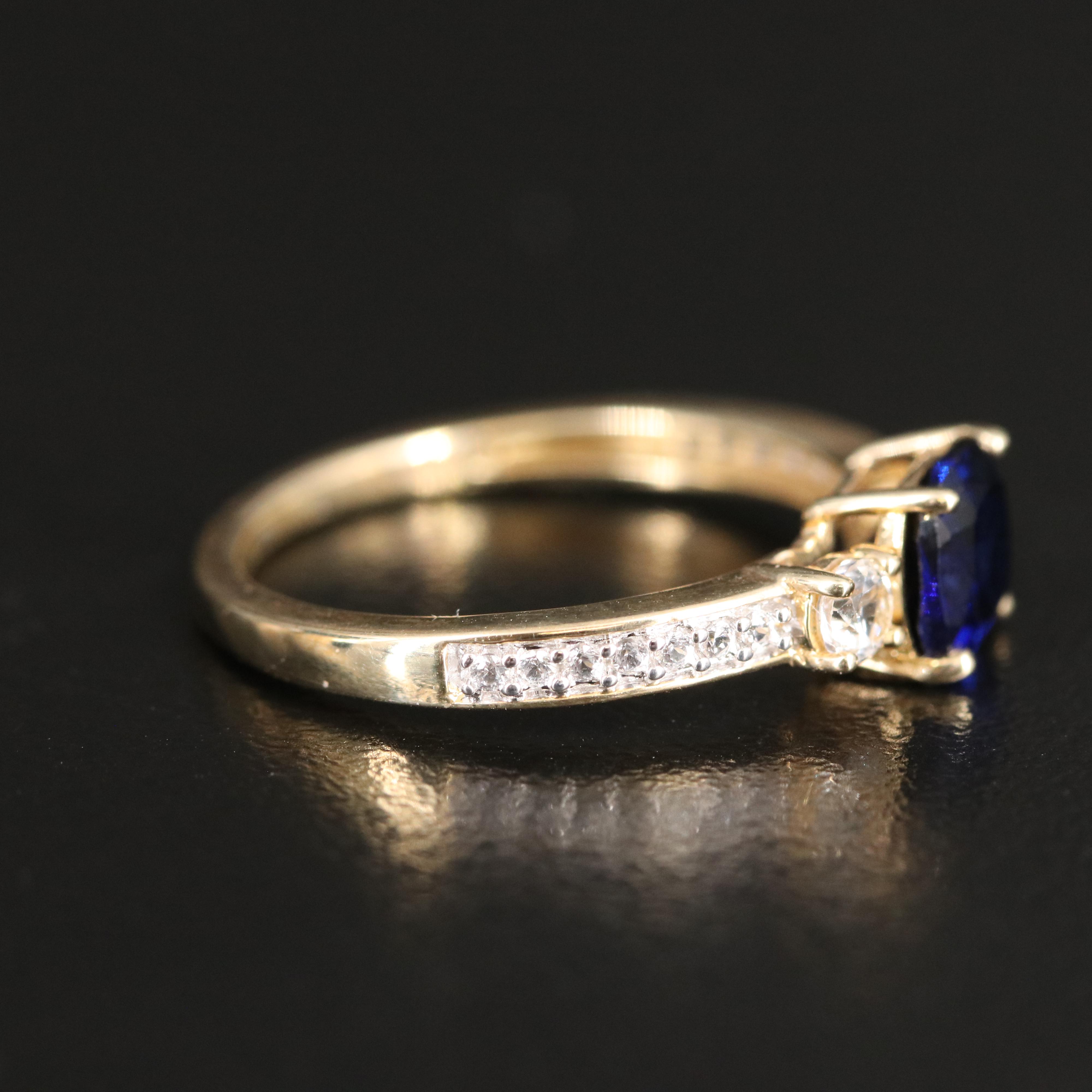 10K Sapphire Ring