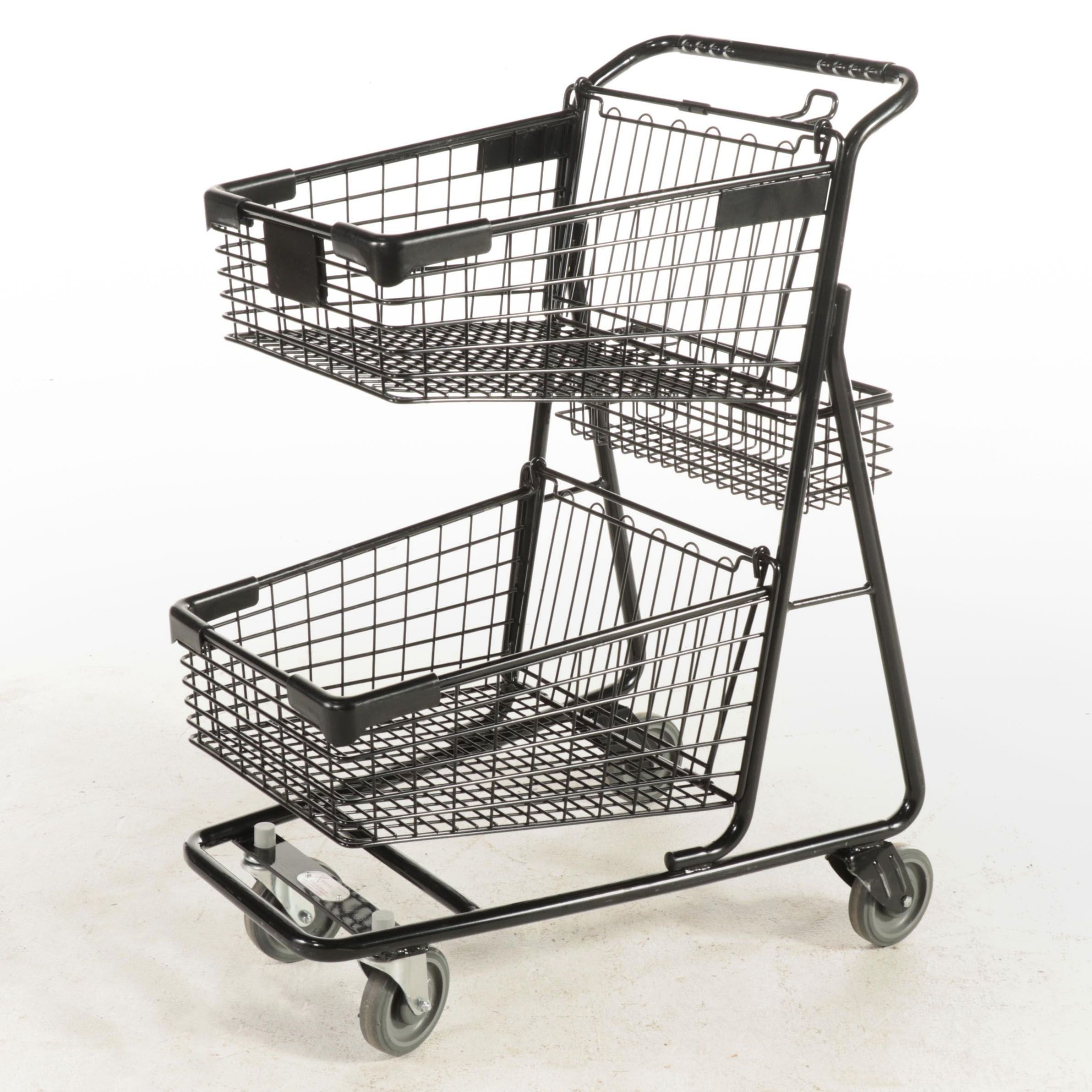 Advance Carts Inc. PowderCoated Metal Shopping Cart EBTH