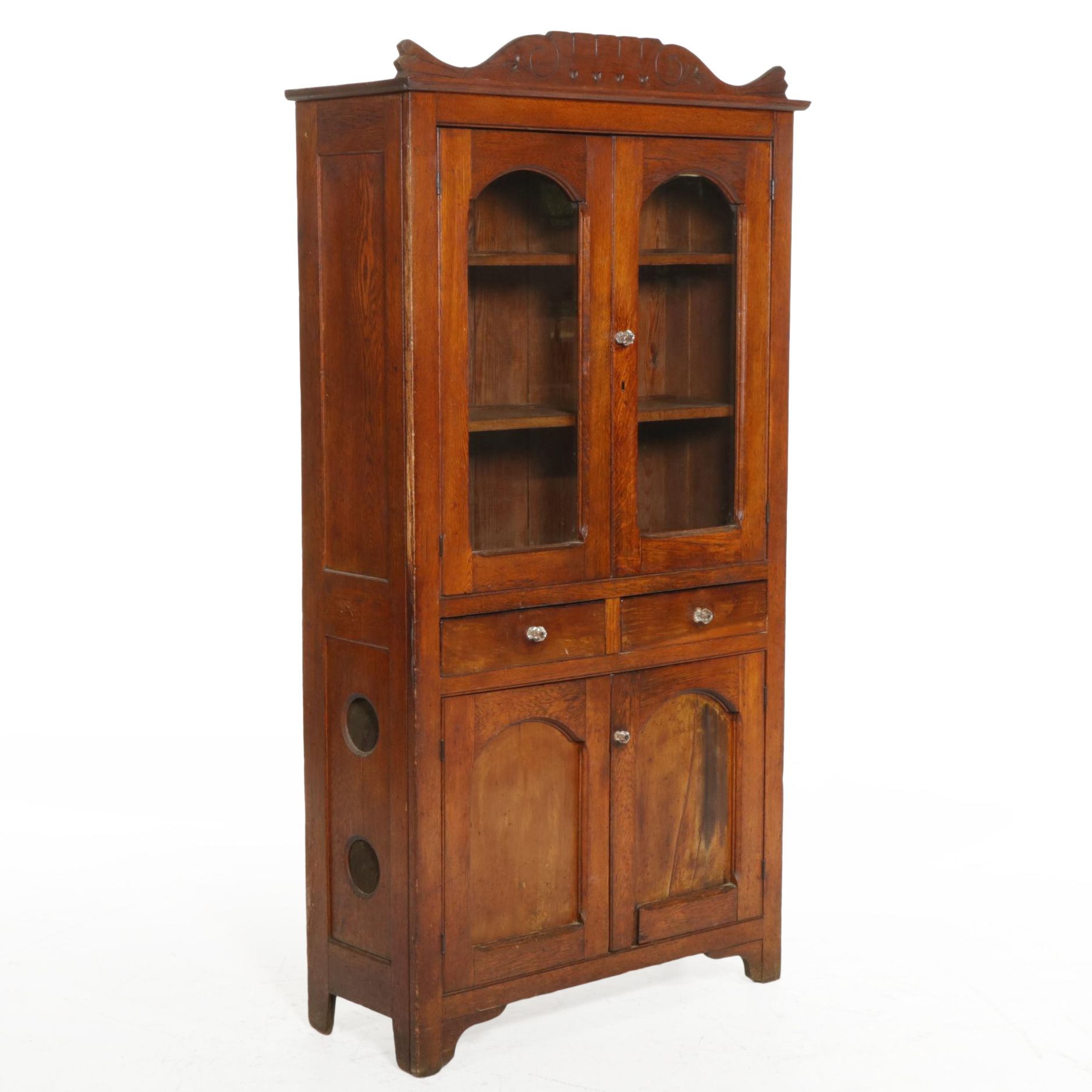 Oak Storage Cupboard, Late 19th to Early 20th Century