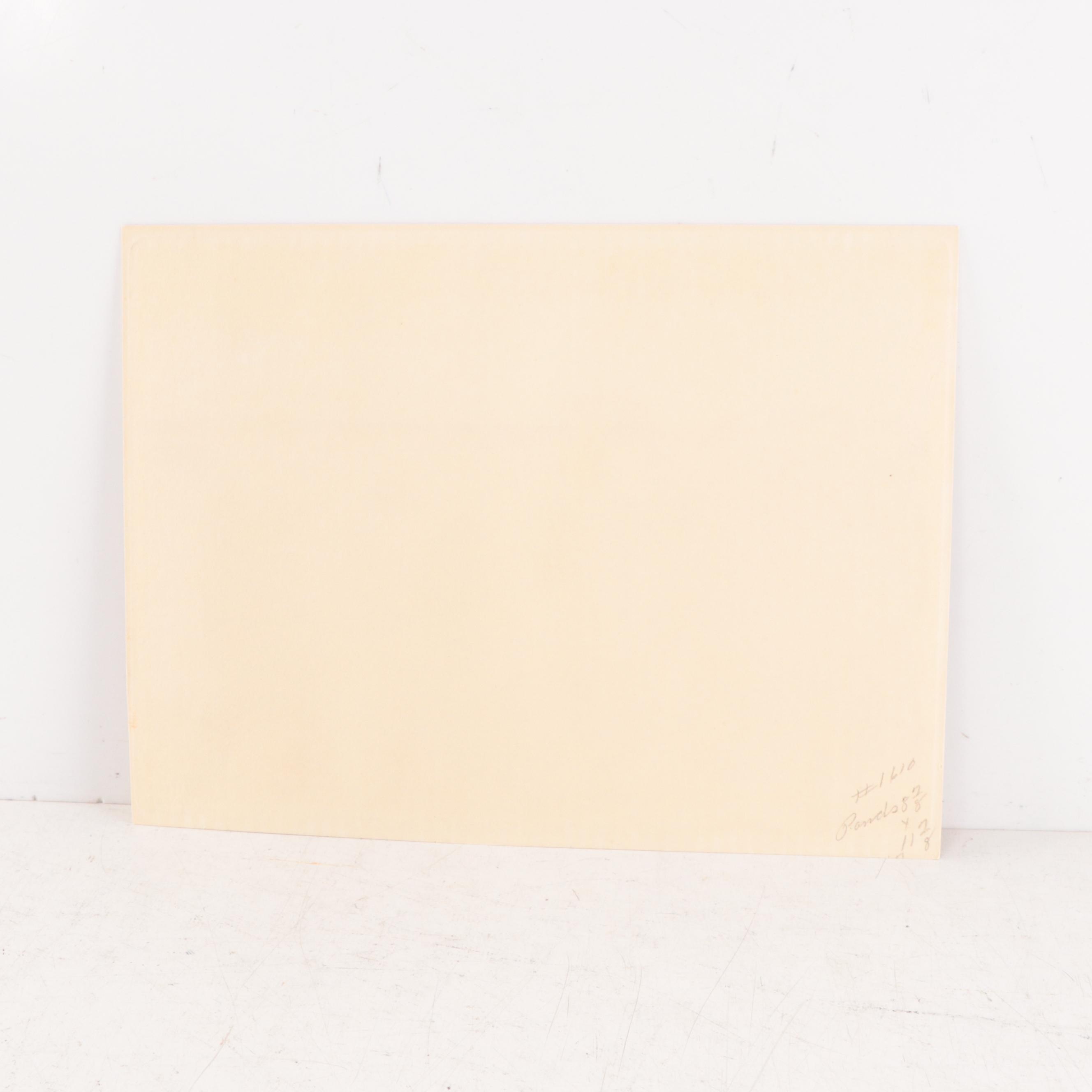 Kathe Kollwitz Etching "March of the Weavers," Circa 1931