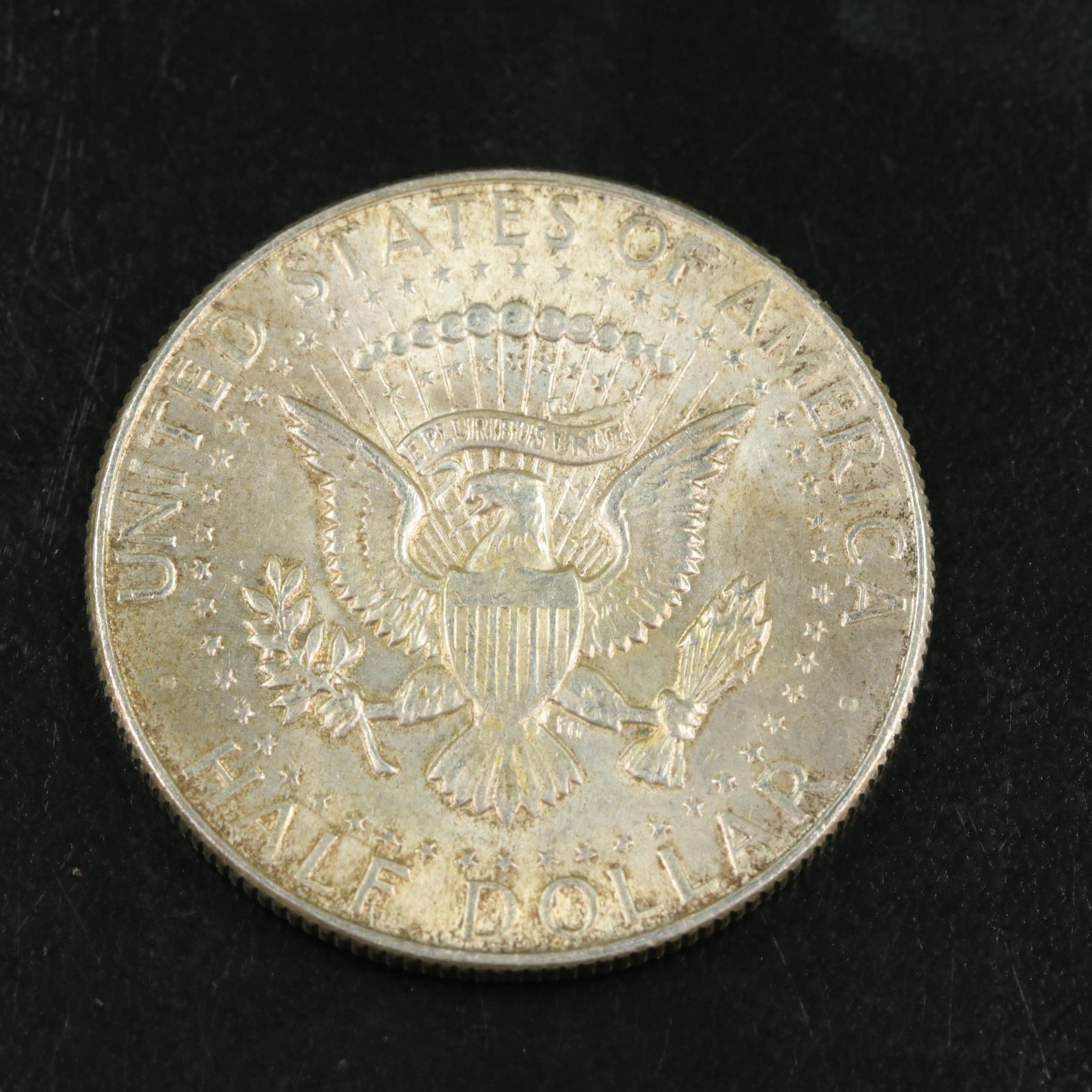 Fifty Kennedy Silver Clad Half Dollars