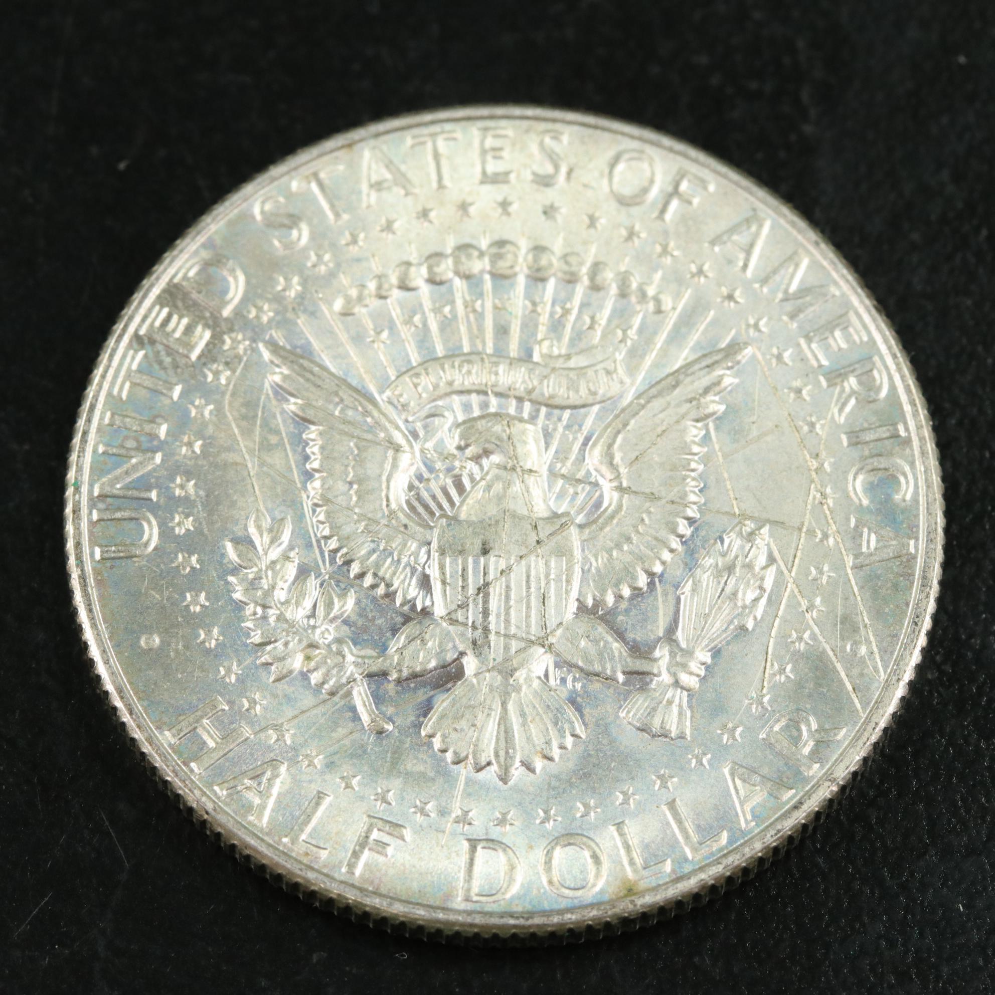 Fifty Kennedy Silver Clad Half Dollars