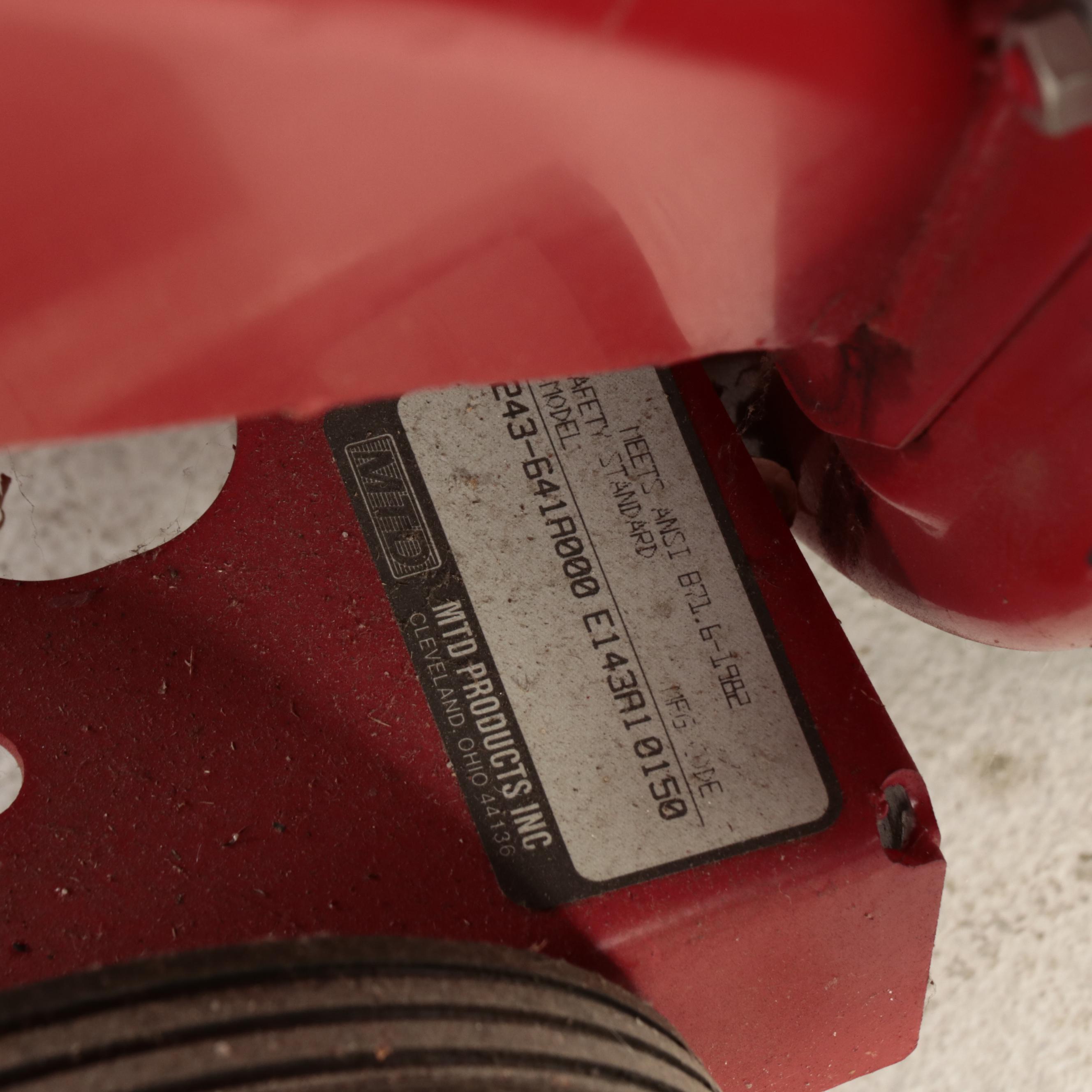 MTD Yard Machines Wood Chipper