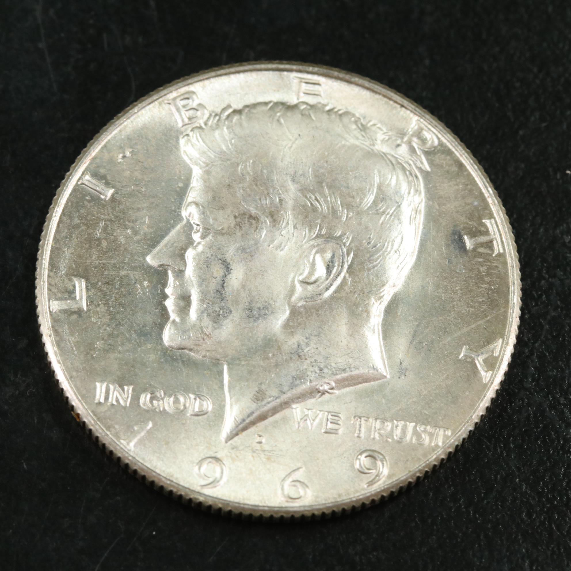 Fifty Kennedy Silver Clad Half Dollars