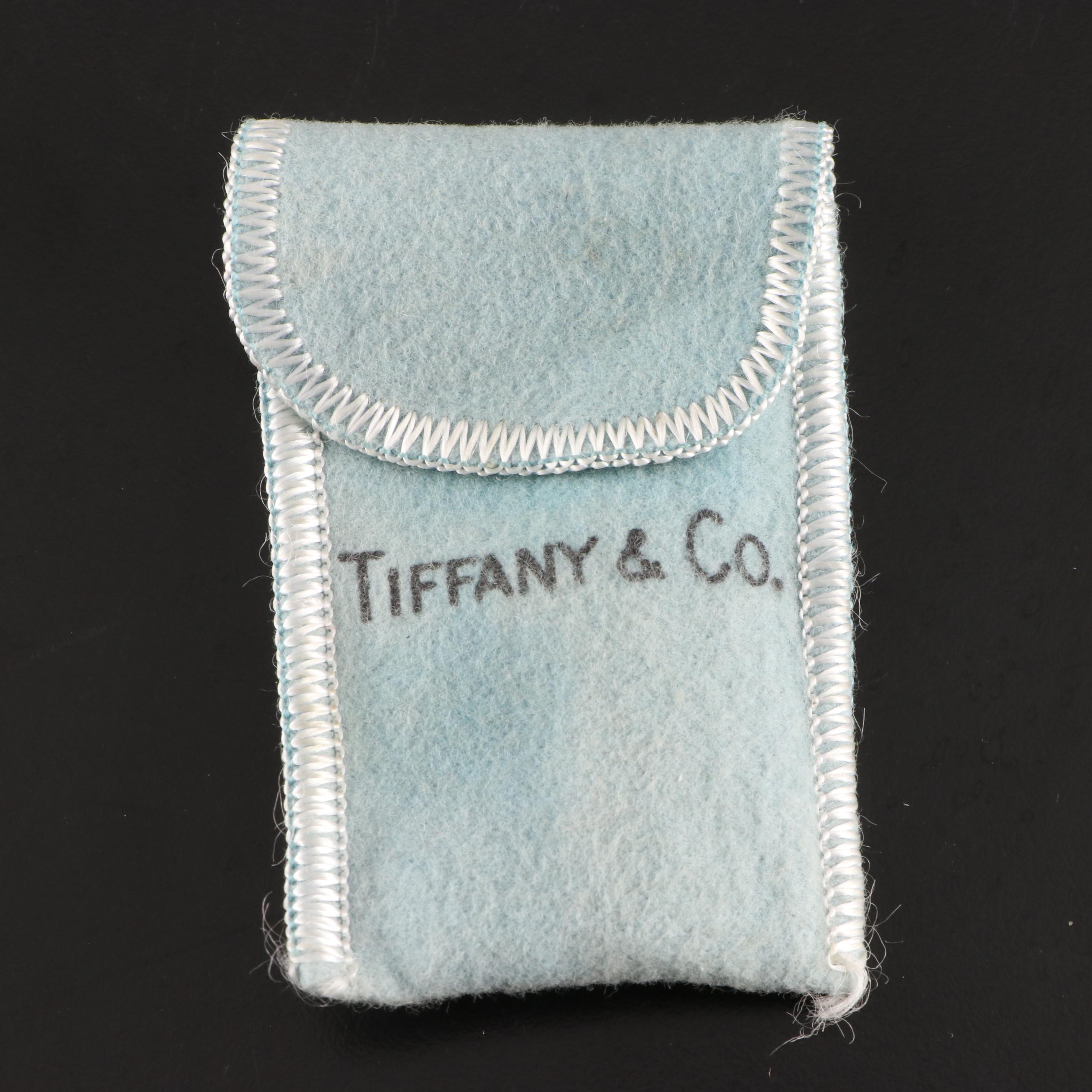Tiffany & Co. Sterling Silver Ingot Keychain