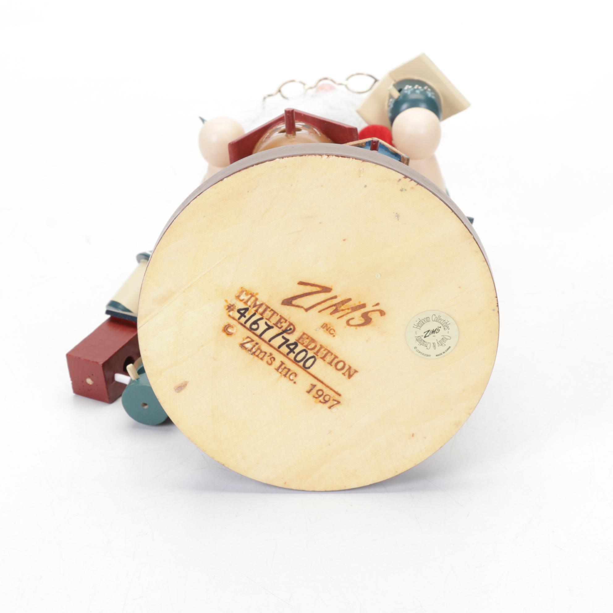 Zim's "Birdhouse Builder" Ltd Edition Nutcracker & Unmarked Steinbach Shepherd