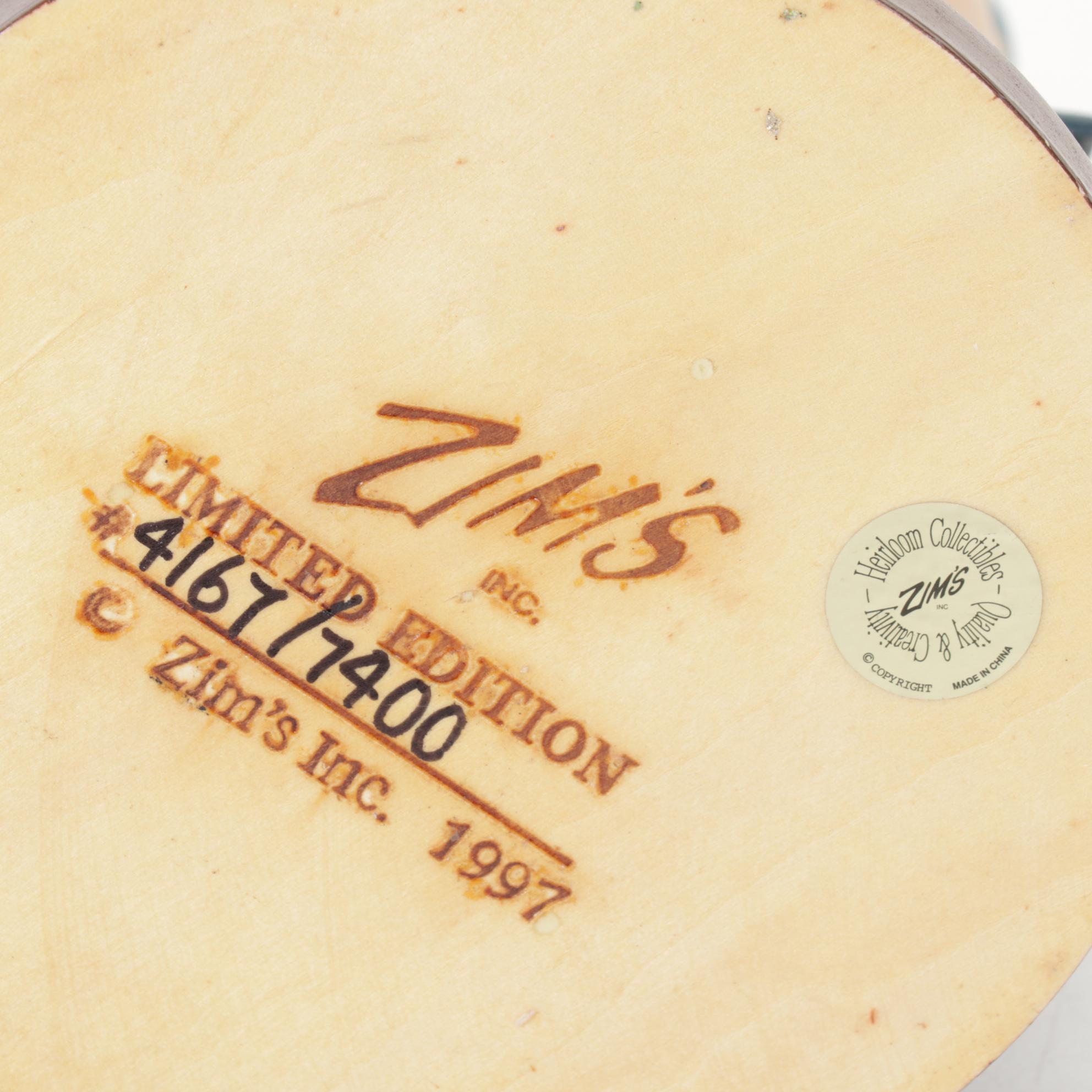 Zim's "Birdhouse Builder" Ltd Edition Nutcracker & Unmarked Steinbach Shepherd