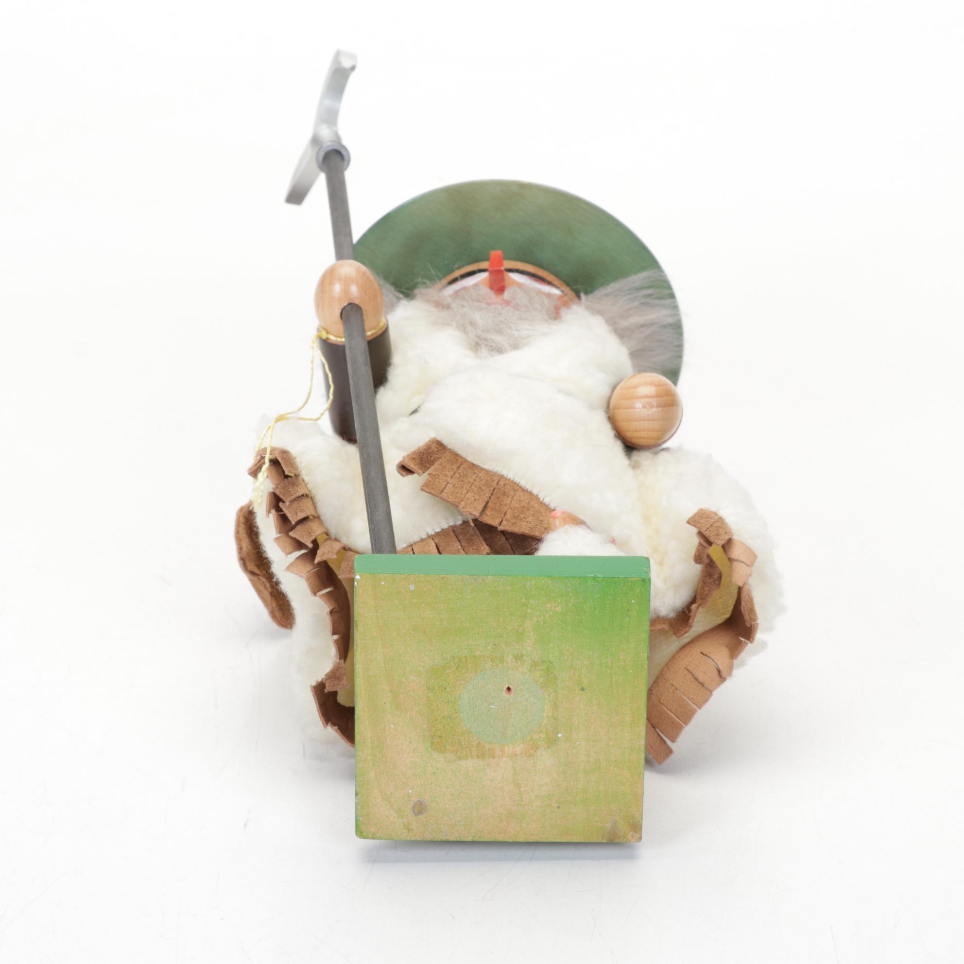 Zim's "Birdhouse Builder" Ltd Edition Nutcracker & Unmarked Steinbach Shepherd