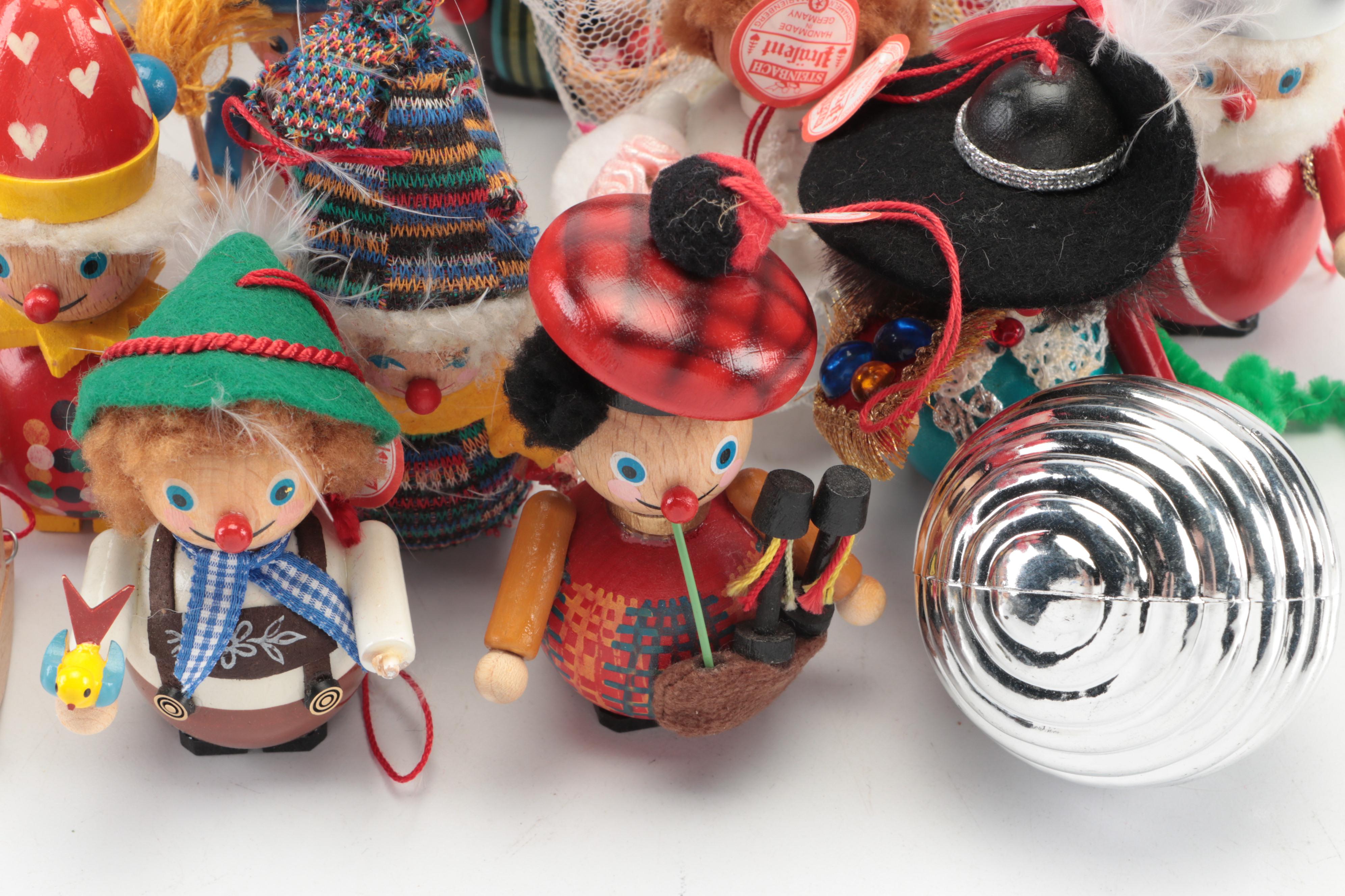 Steinbach German Wooden Christmas Ornaments and Nutcrackers