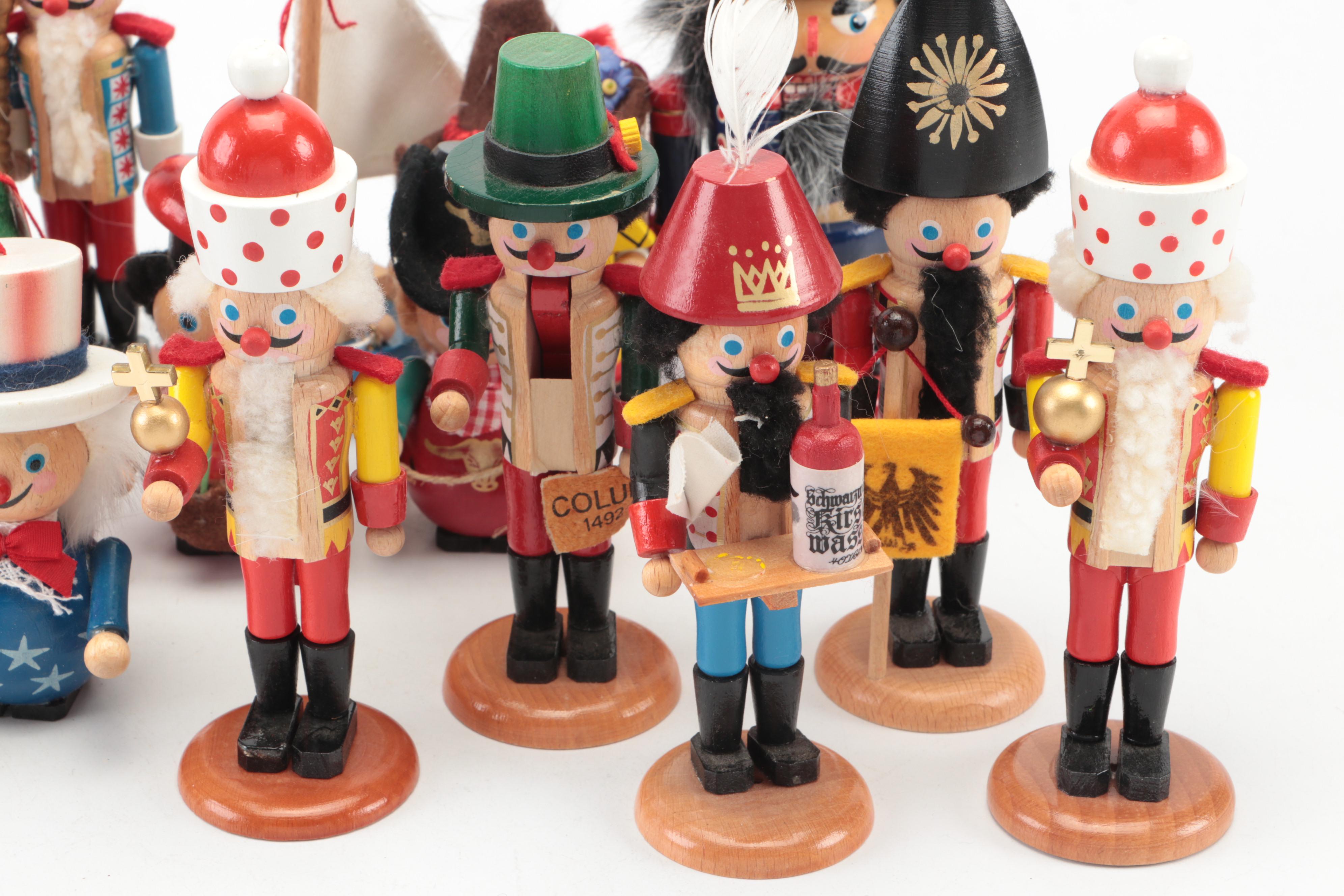 Steinbach German Wooden Christmas Ornaments and Nutcrackers