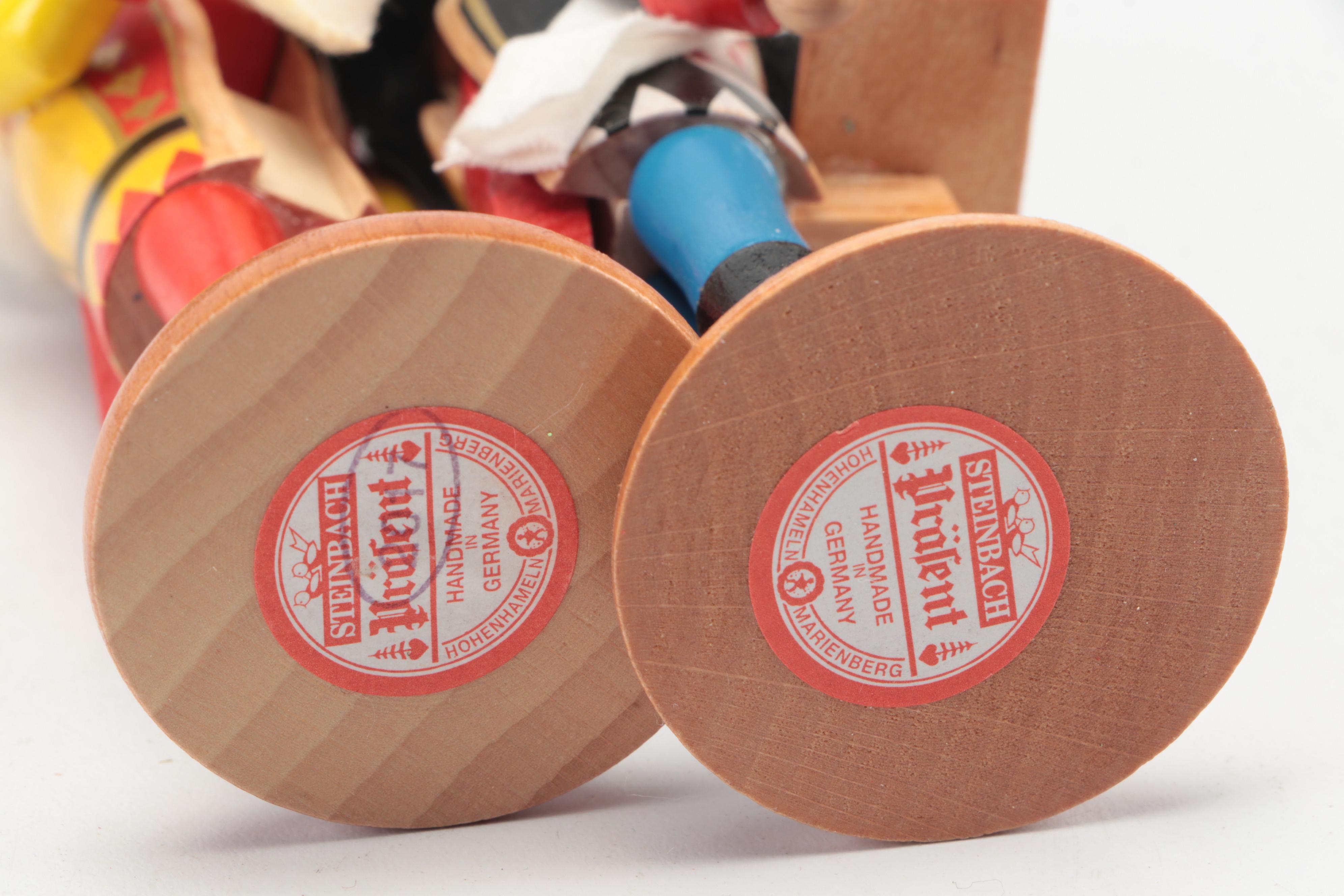 Steinbach German Wooden Christmas Ornaments and Nutcrackers