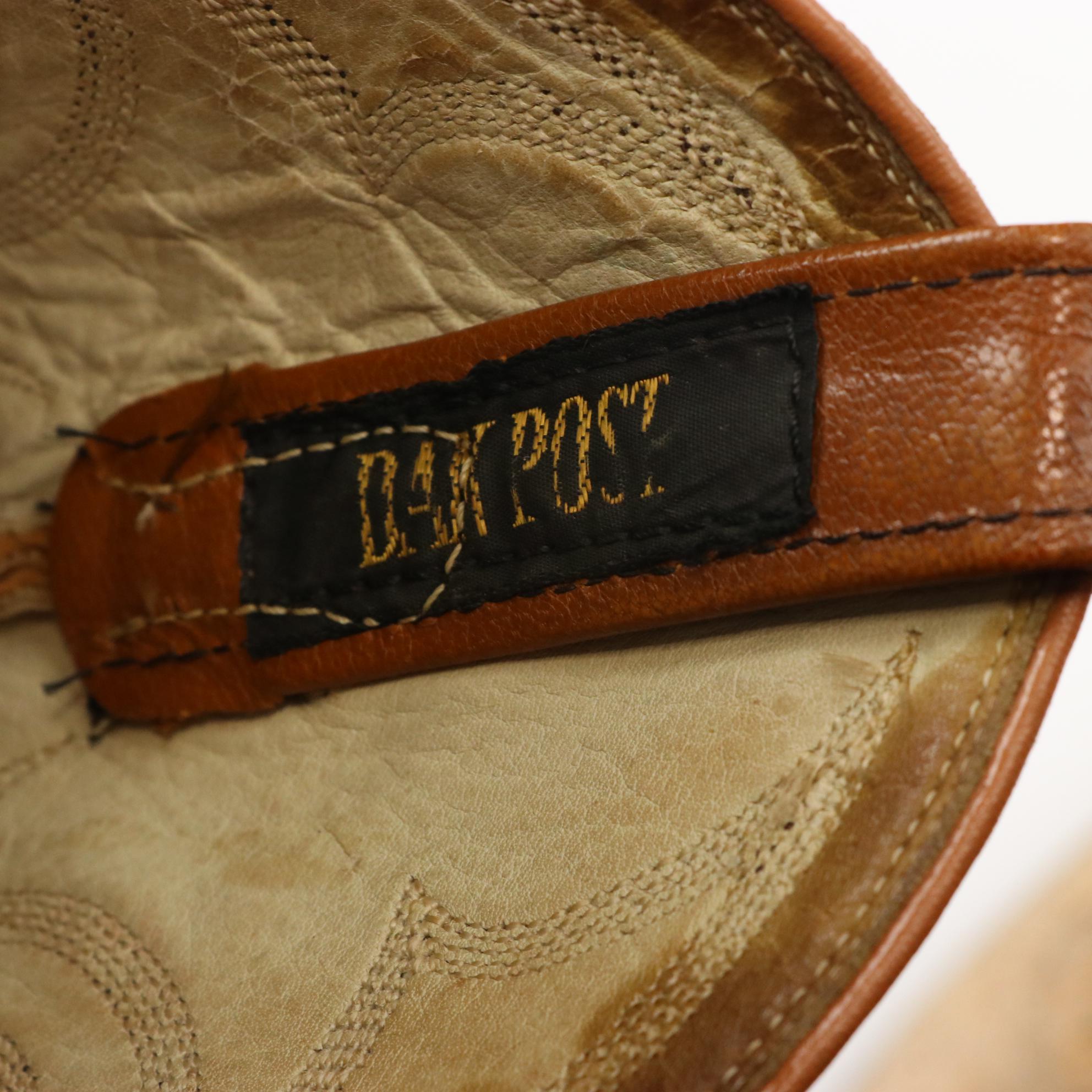 Dan Post Snakeskin and Leather Cowboy Boots