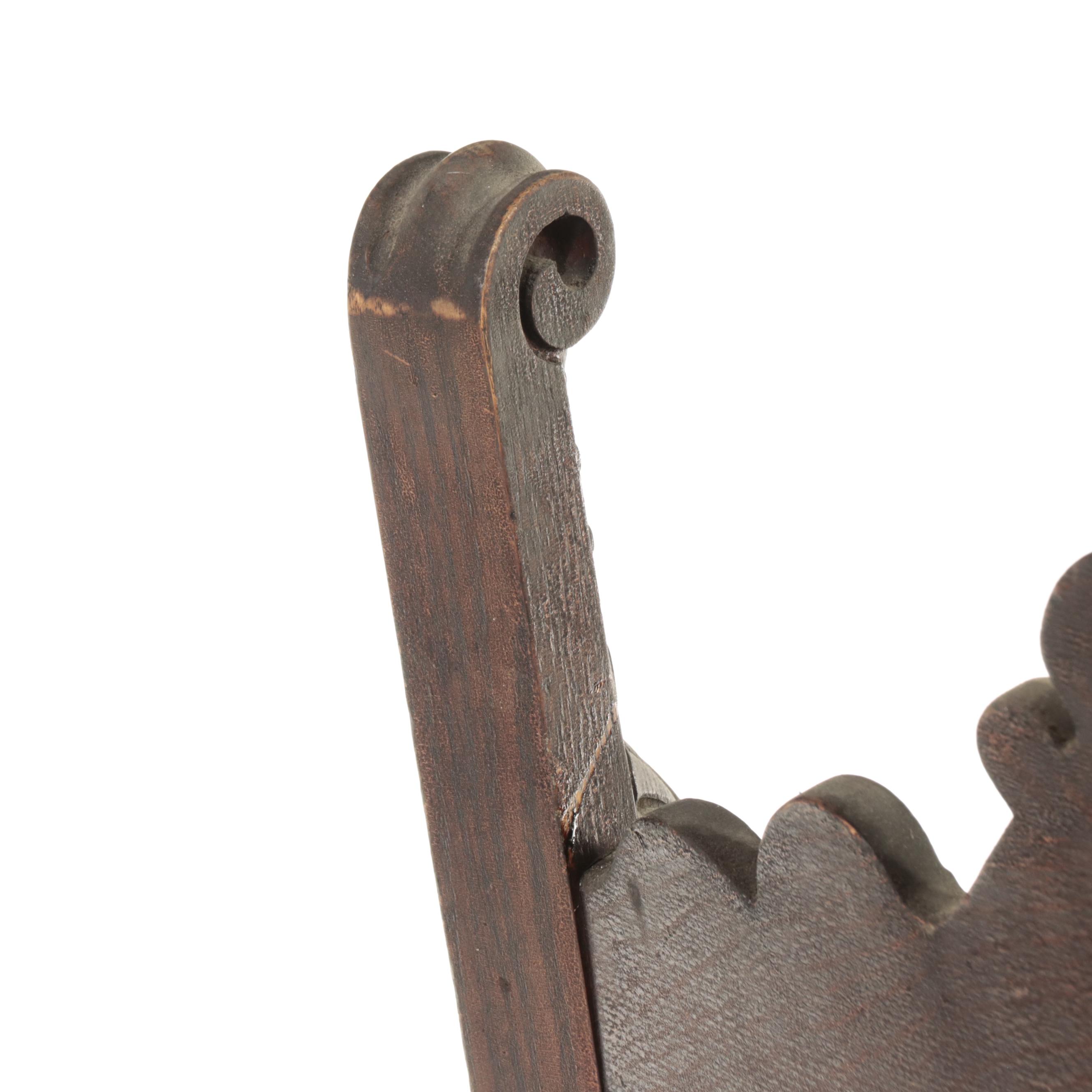 Renaisance Revival Quartersawn and Carved Oak "Northwind" Armchair, circa 1900