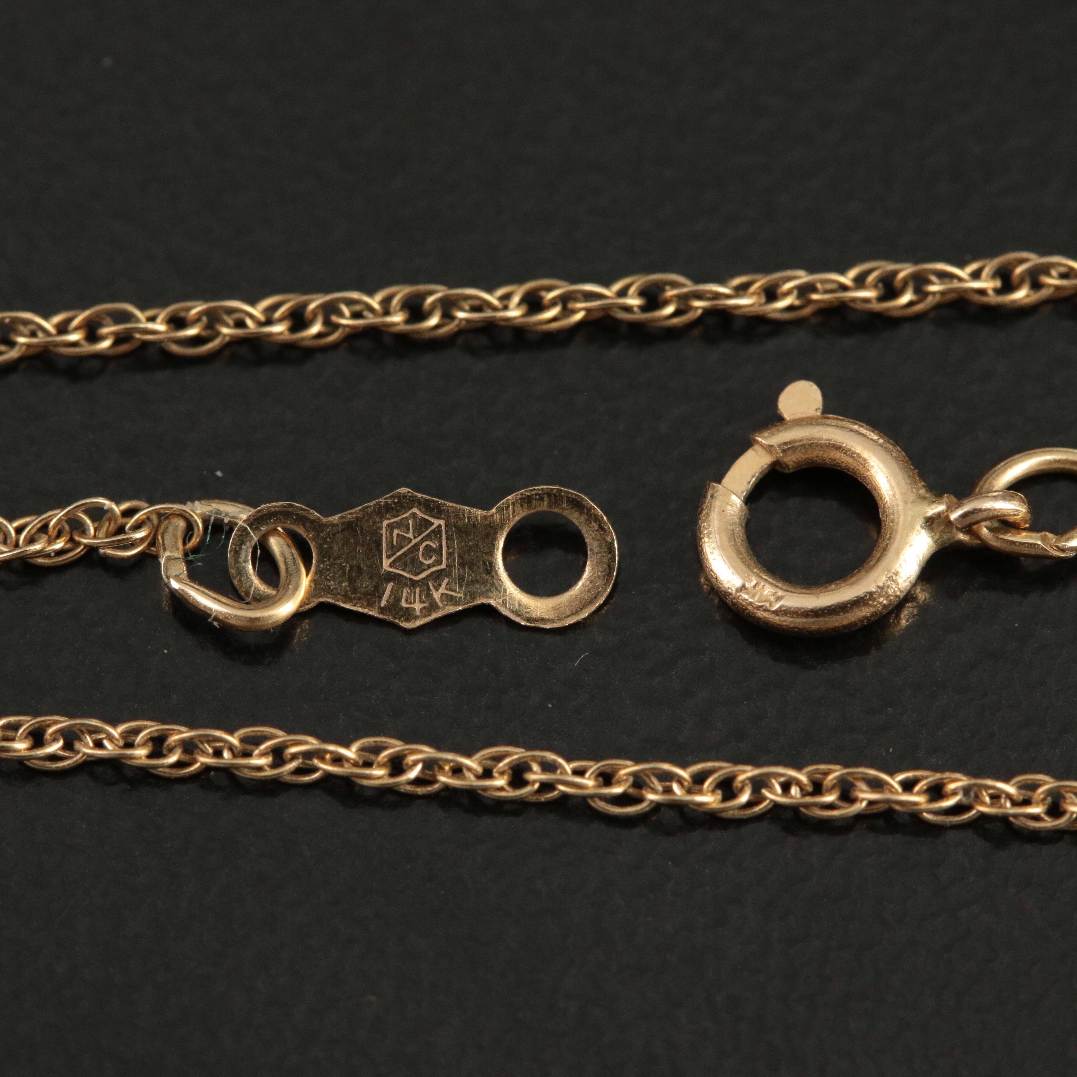 Astoria Jewelry "La Triomphe" 14K Nephrite and  Necklace