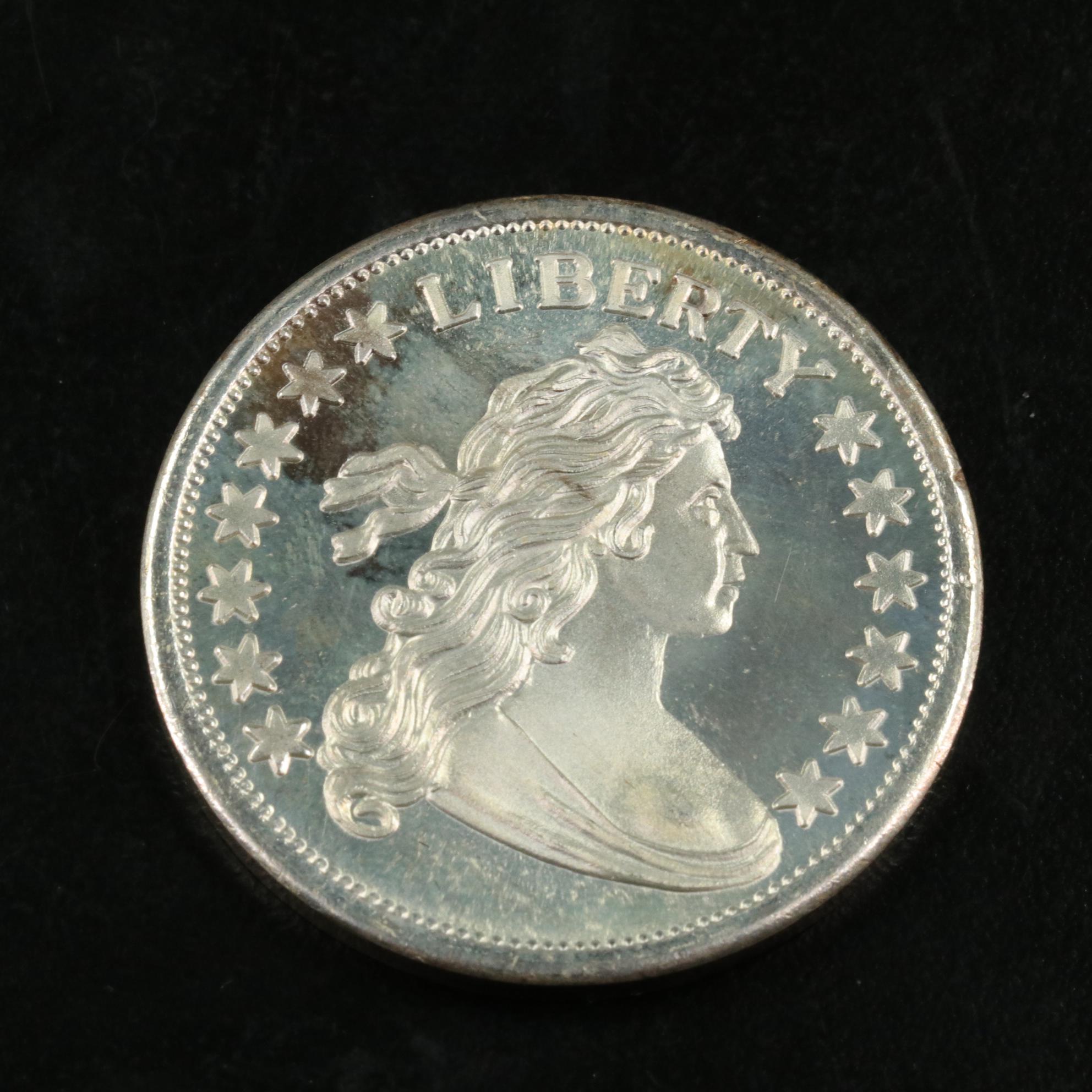 Twenty Liberty One Troy Ounce Silver Rounds