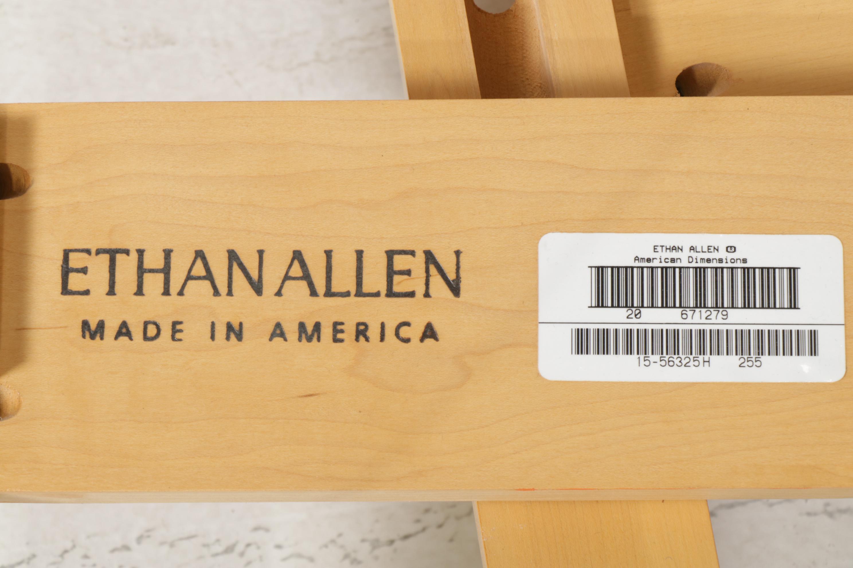 Ethan Allen "American Dimensions" Maple Queen Size Bed Frame, 21st Century