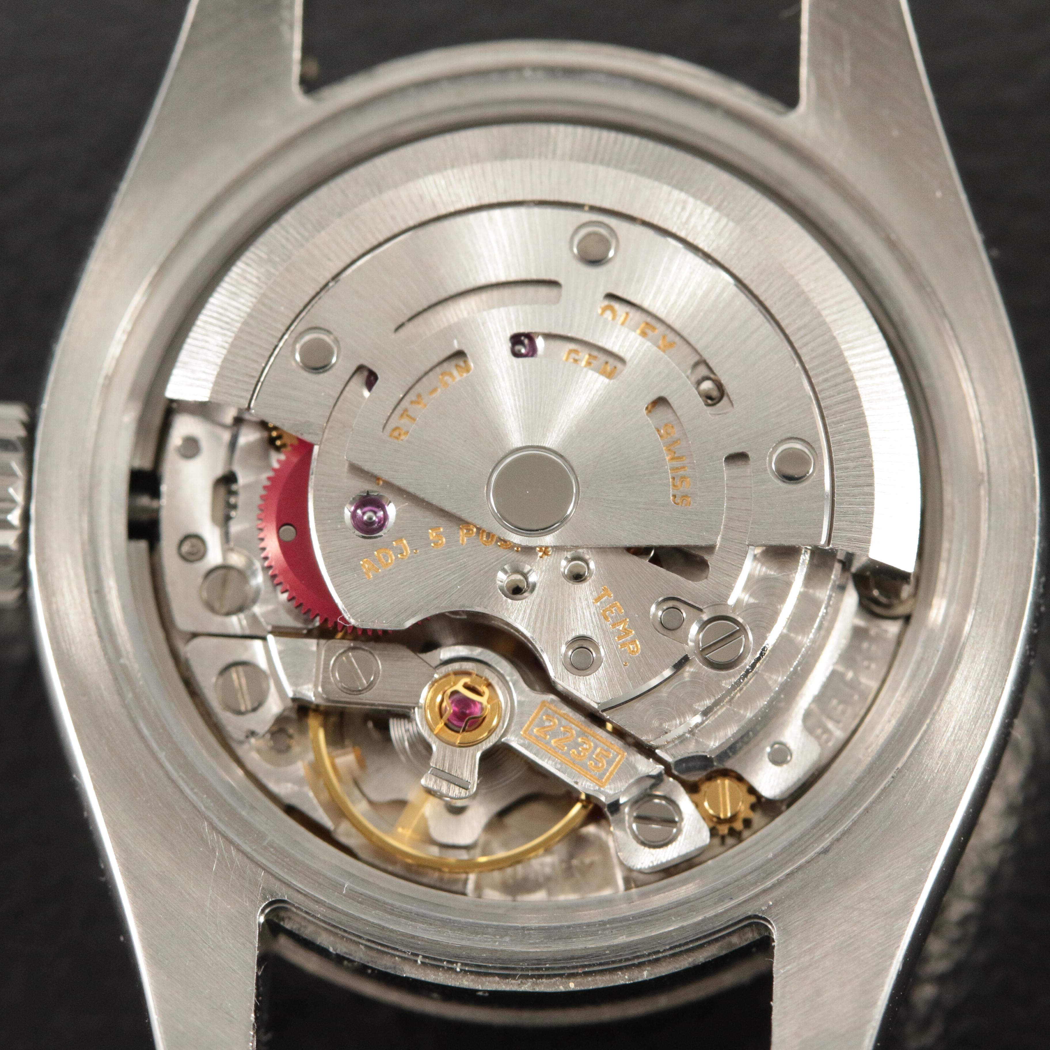 Rolex Oyster Perpetual White Roman Dial Datejust Watch