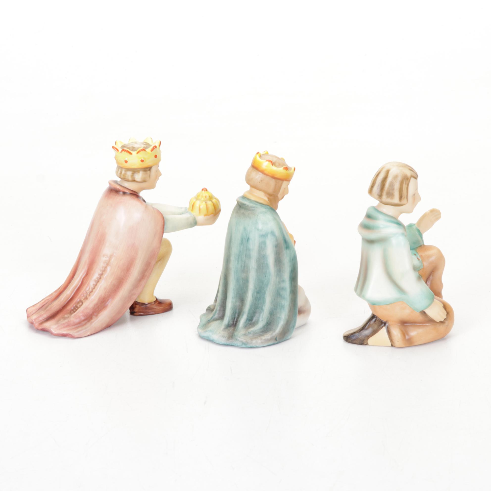 Goebel Hummel Porcelain Nativity Set, Late 20th Century