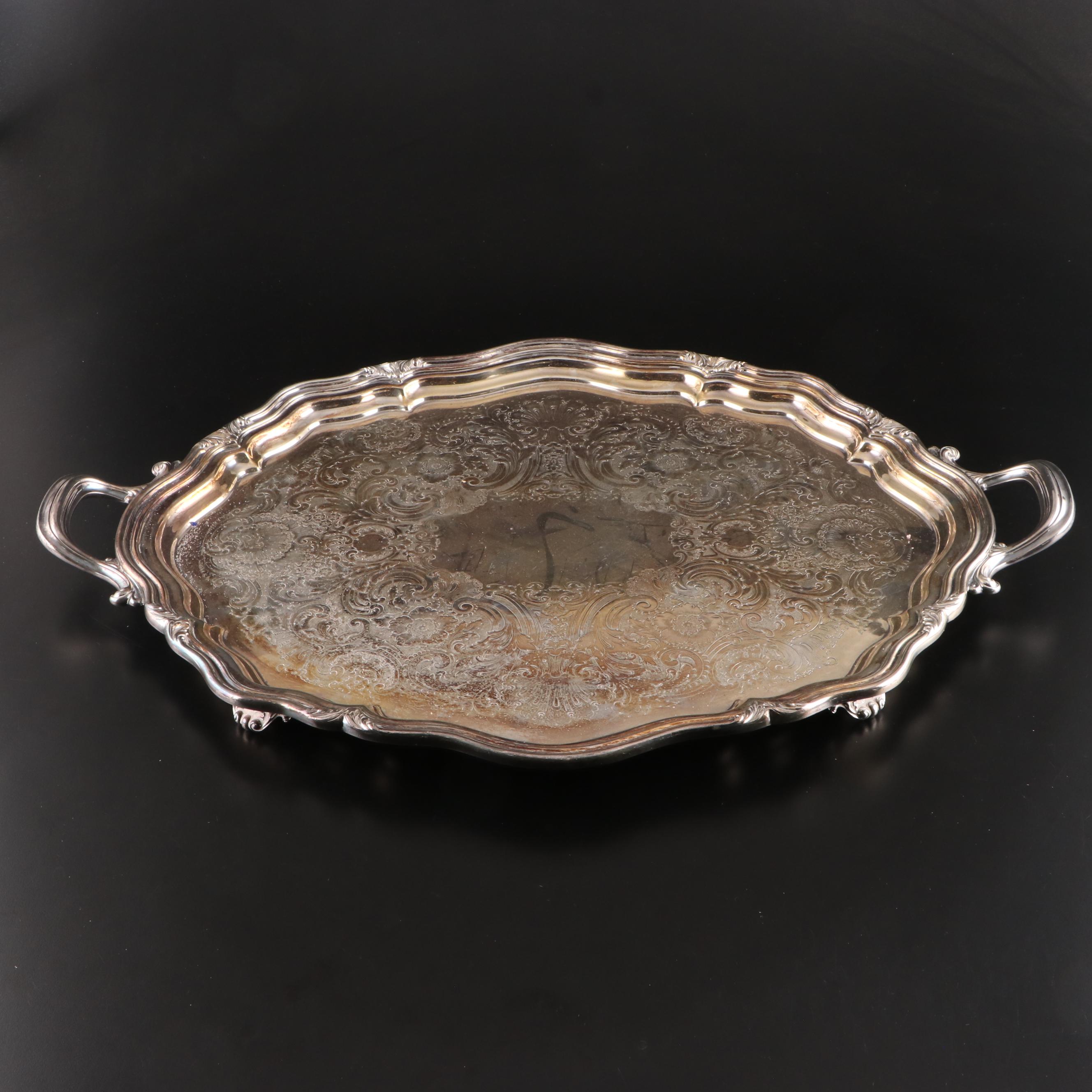 Reed & Barton "Winthrop" Silver Plate Tea and Coffee Service, 1954