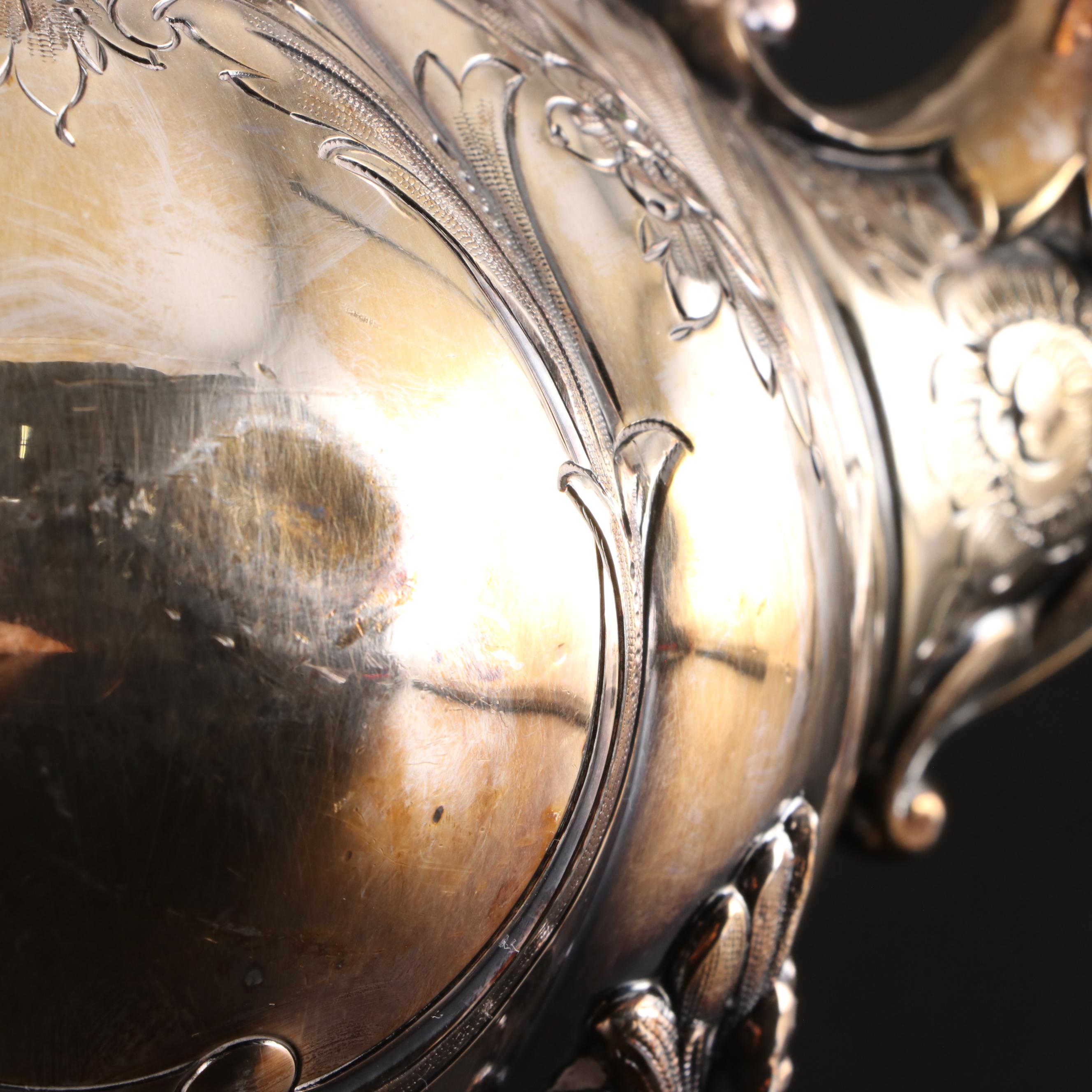 Reed & Barton "Winthrop" Silver Plate Tea and Coffee Service, 1954